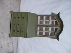 Swedish Rococo Style Secretary Hutch