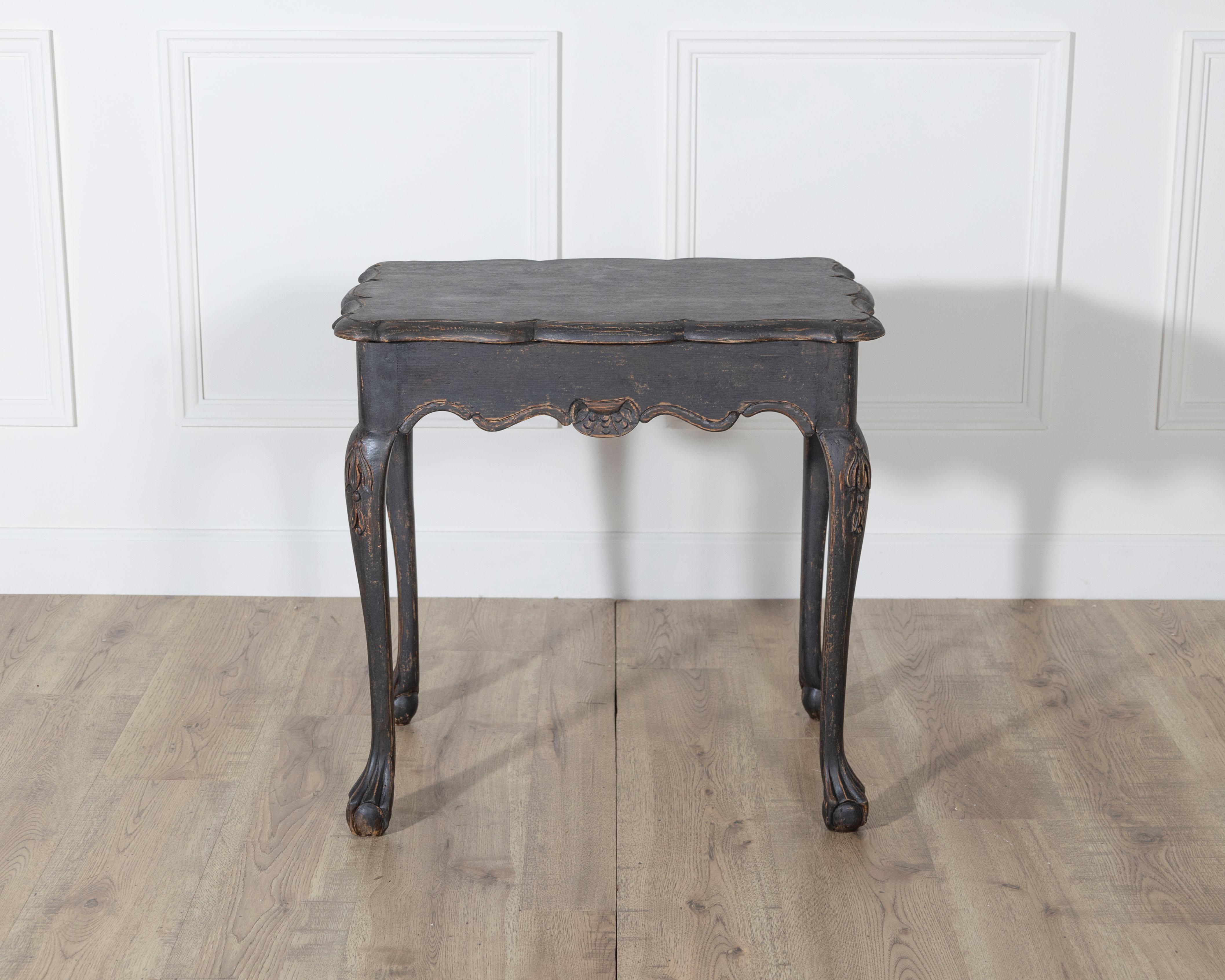 18th Century and Earlier Swedish Rococo table circa 1780 For Sale