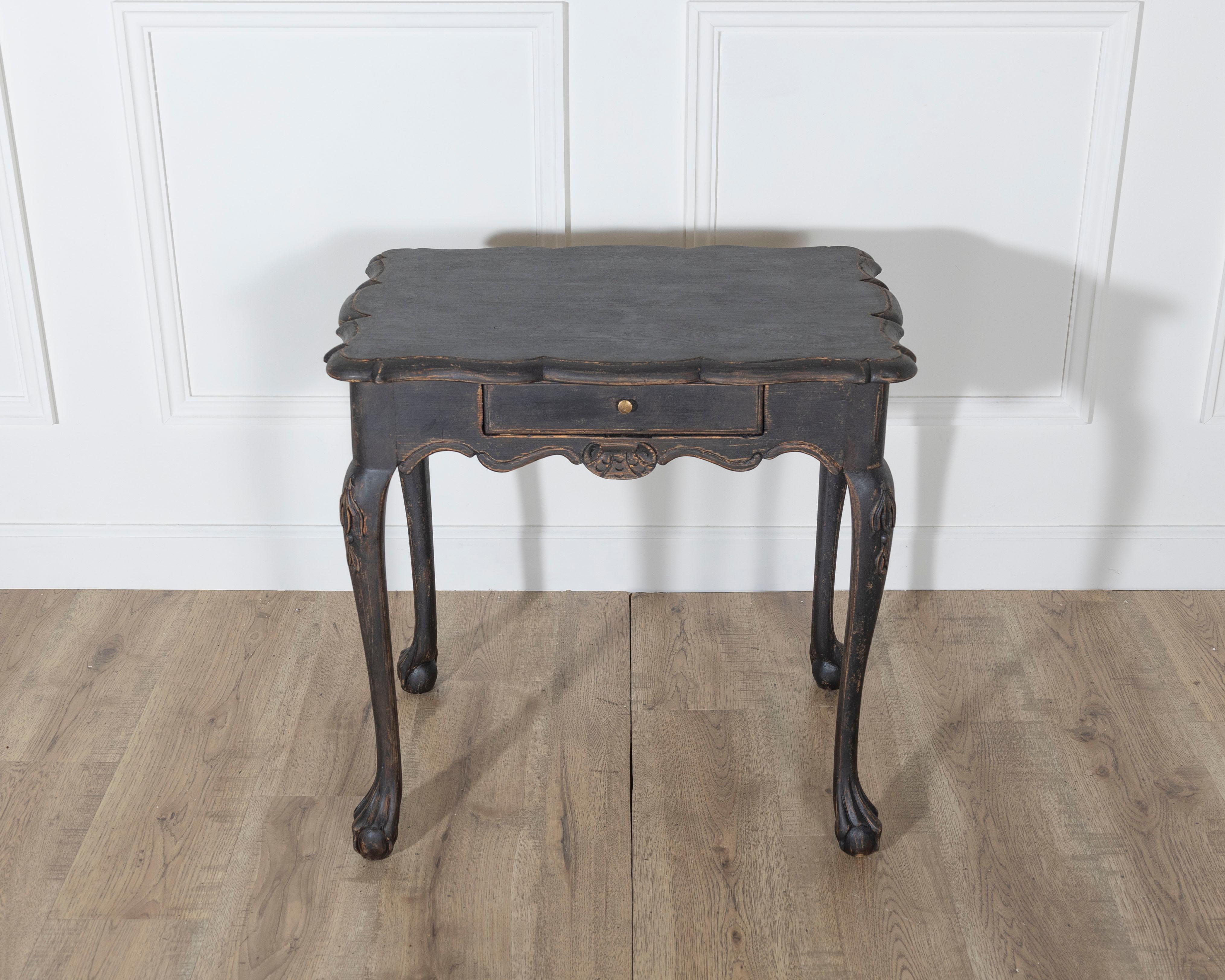 Swedish Rococo table circa 1780 For Sale 2