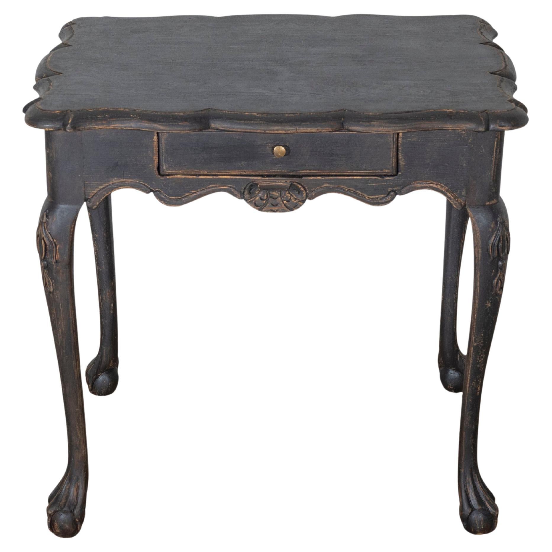 Swedish Rococo table circa 1780 For Sale