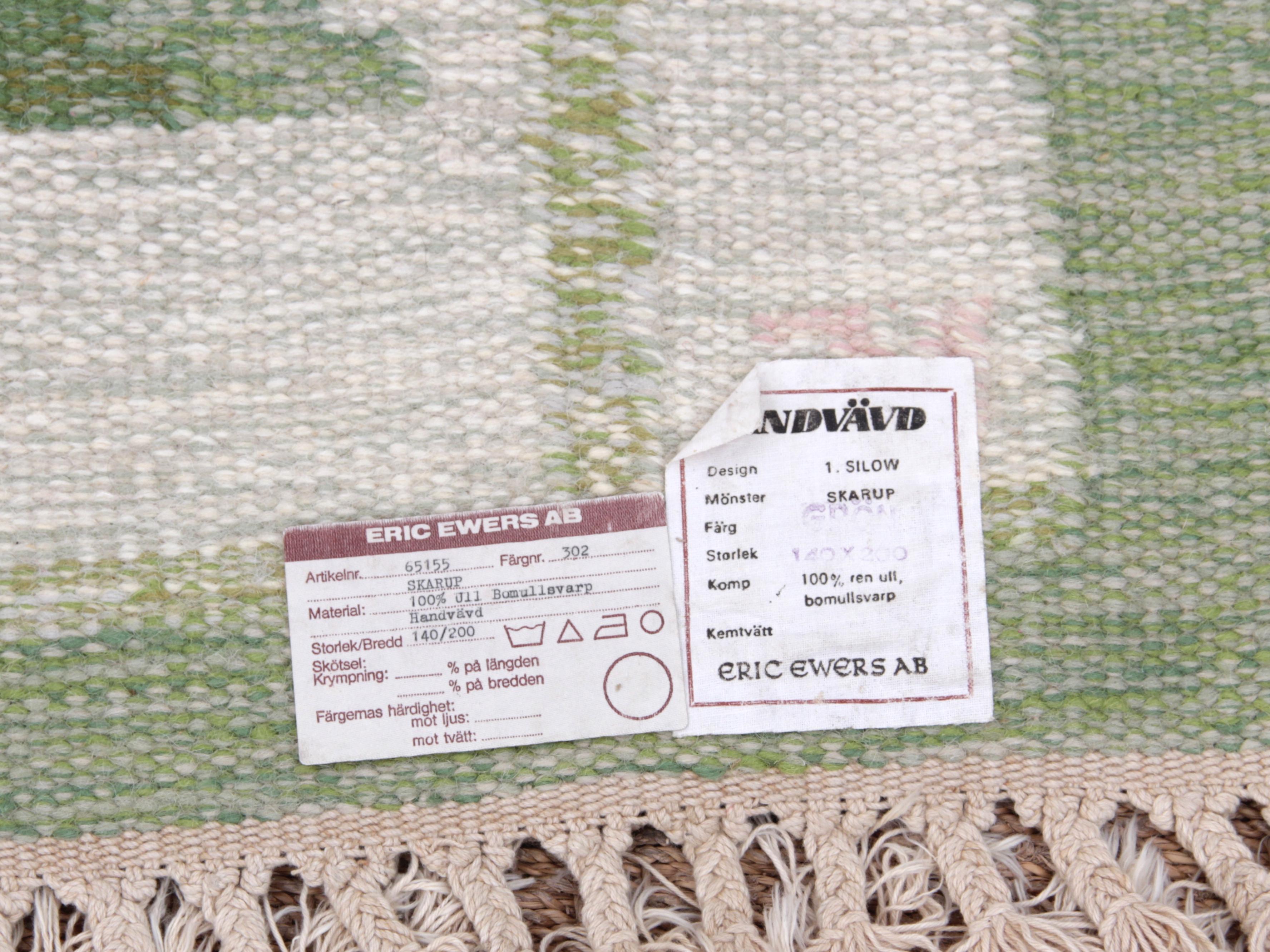 Swedish Rolakan Carpet Handwoven Wool 2