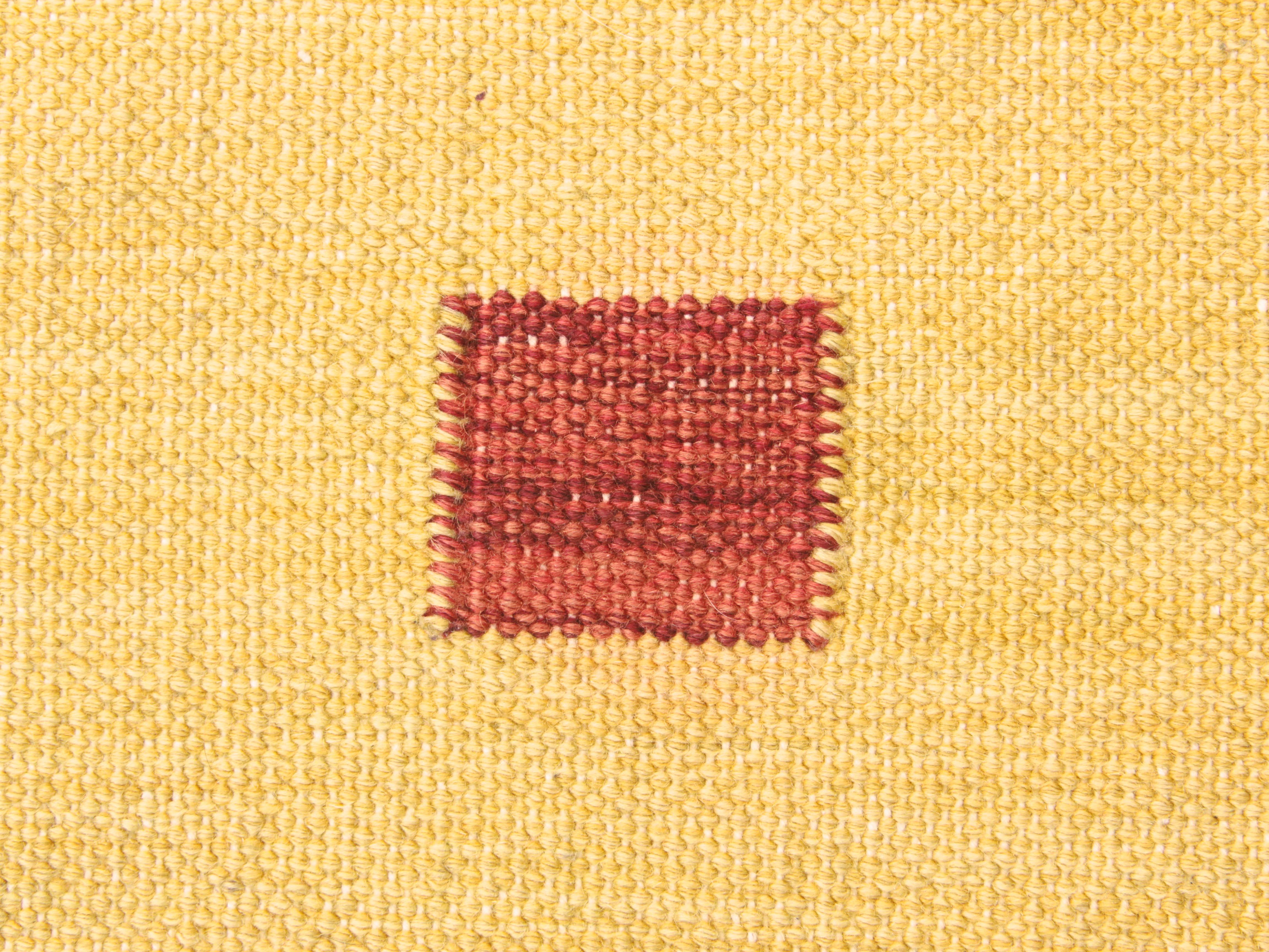 Mid-20th Century Swedish Rolakan Carpet Hand Woven Wool