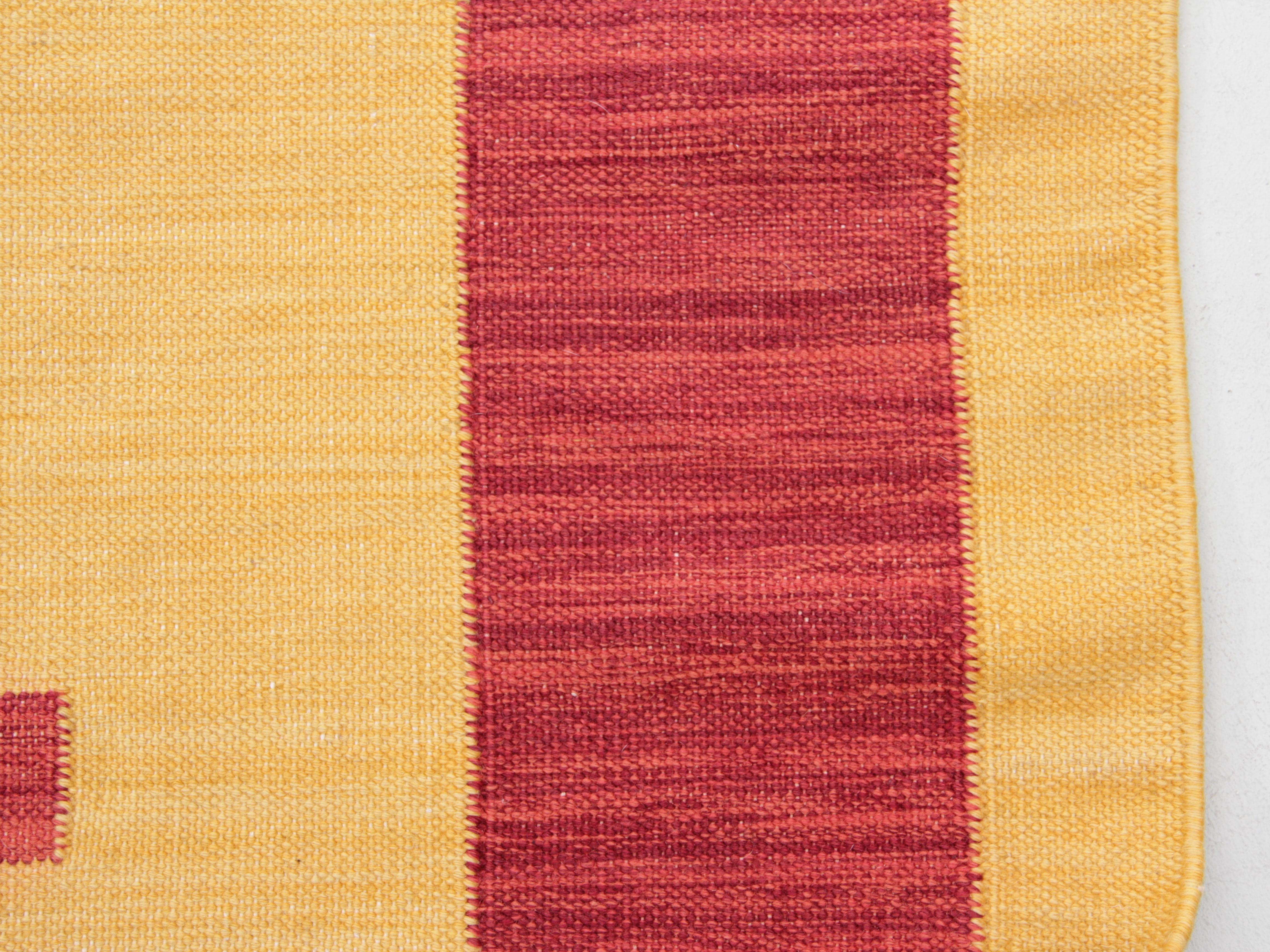 Swedish Rolakan Carpet Hand Woven Wool 2