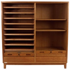 Swedish Roll Top Storage Cabinet