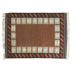 Swedish Rollakan Wool Rug c1960s