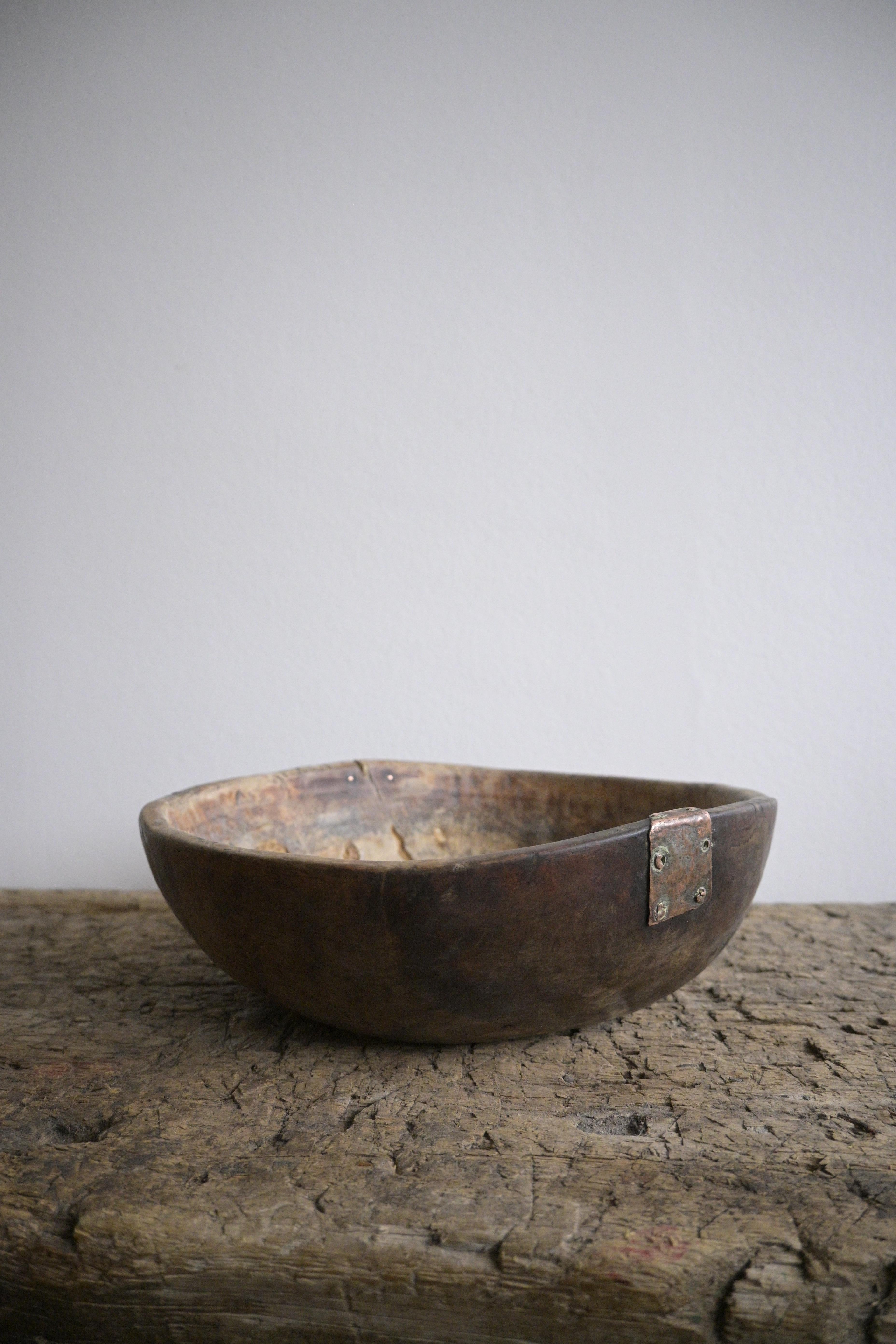 Hand-Crafted Swedish Root Bowl 1850c For Sale