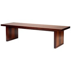 Vintage Swedish Rosewood Bench Table, circa 1960