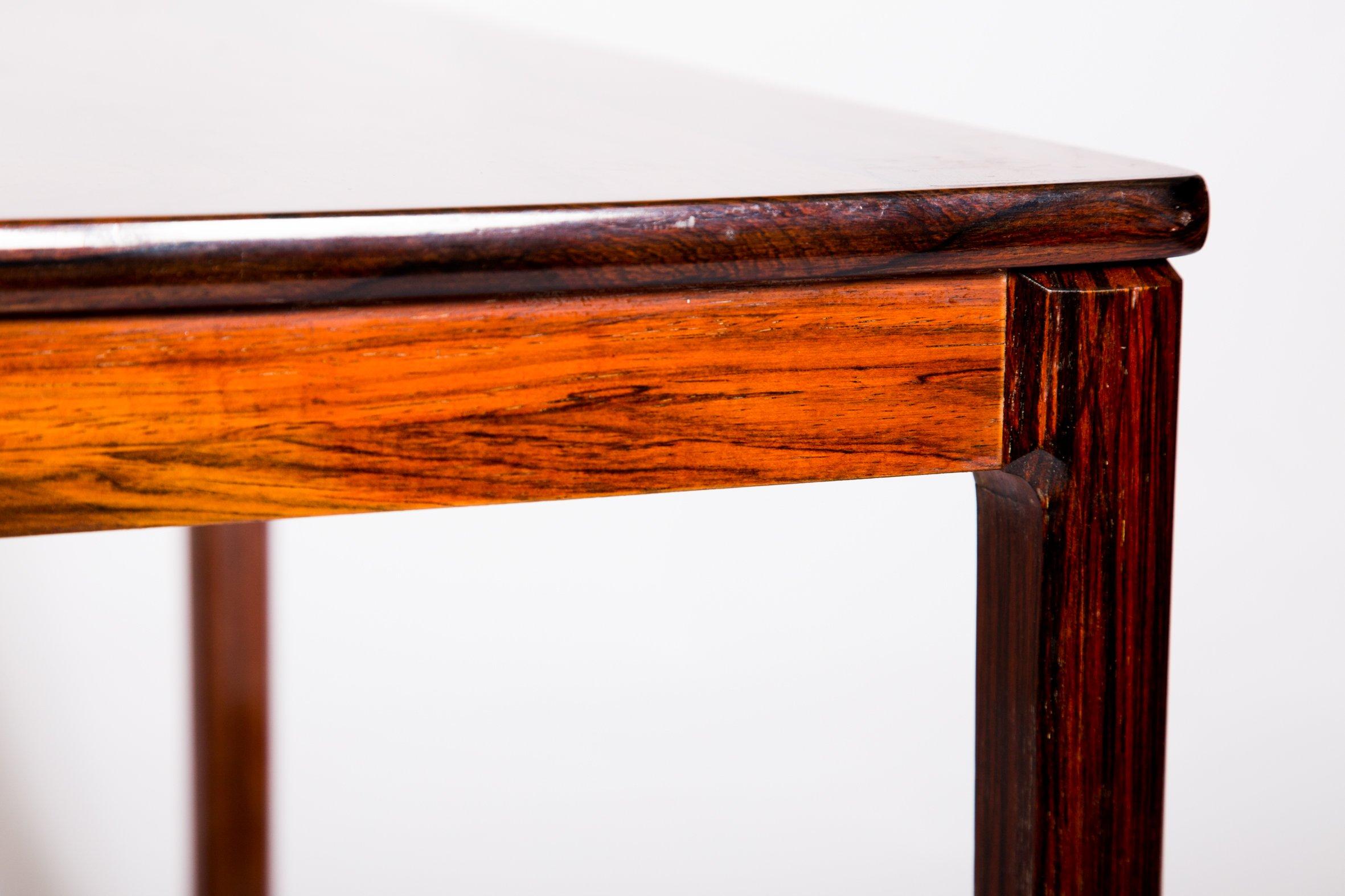 Scandinavian Modern Swedish Rosewood Coffee Table by Alberts Tribro, 1960s For Sale