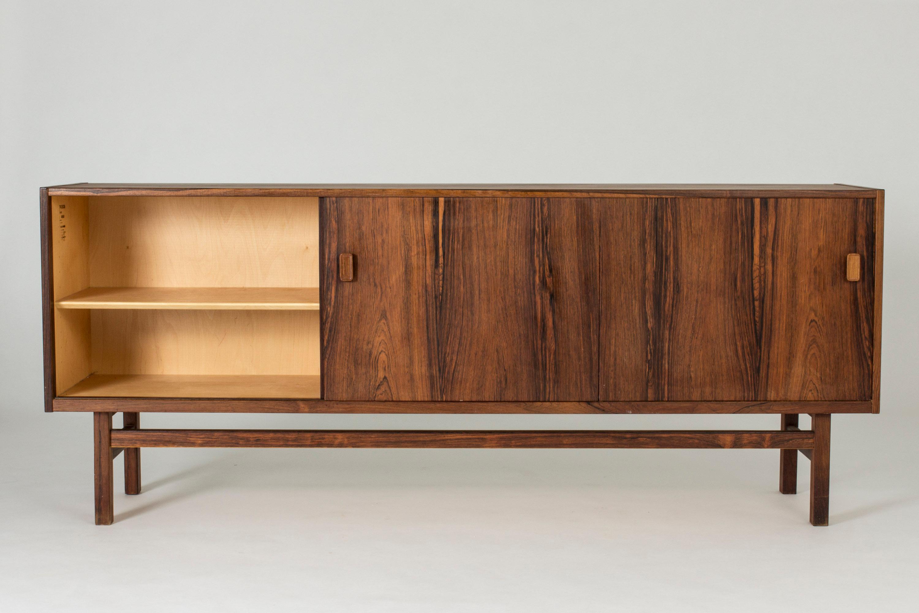 Swedish Rosewood Sideboard by Nils Jonsson for Troeds, 1960s In Good Condition In Stockholm, SE