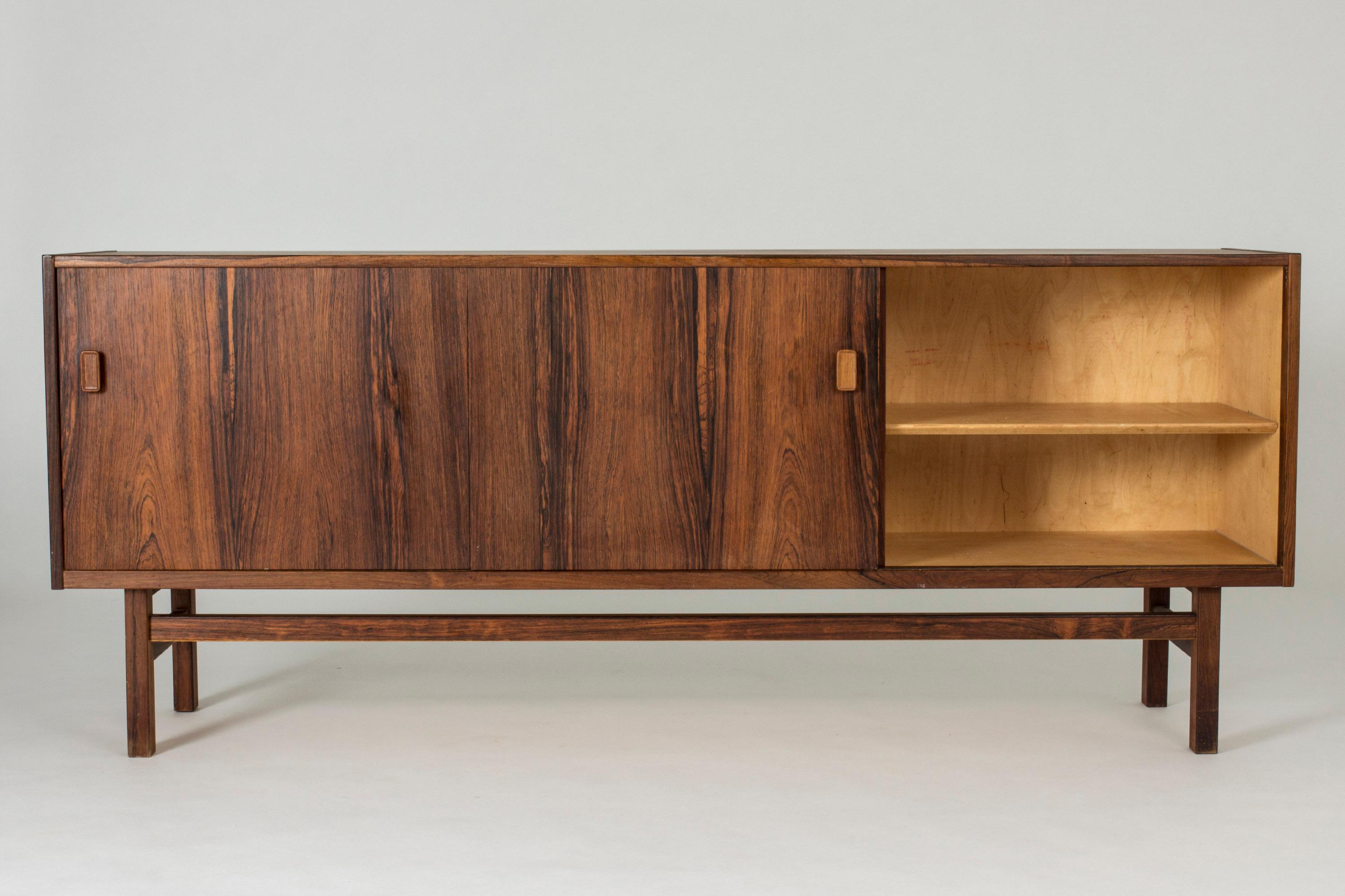 Mid-20th Century Swedish Rosewood Sideboard by Nils Jonsson for Troeds, 1960s