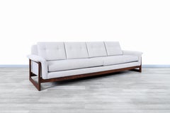 Swedish Rosewood Sofa by Folke Ohlsson for Dux