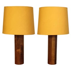 Swedish Rosewood Table Lamps by Uno & Östen Kristiansson for Luxus, 1960s
