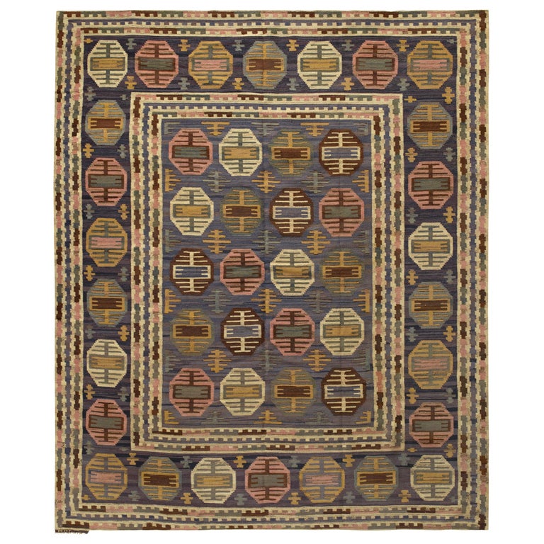 Märta Måås-Fjetterström Dukater rug, 1940, offered by Antique Rugs by Doris Leslie Blau