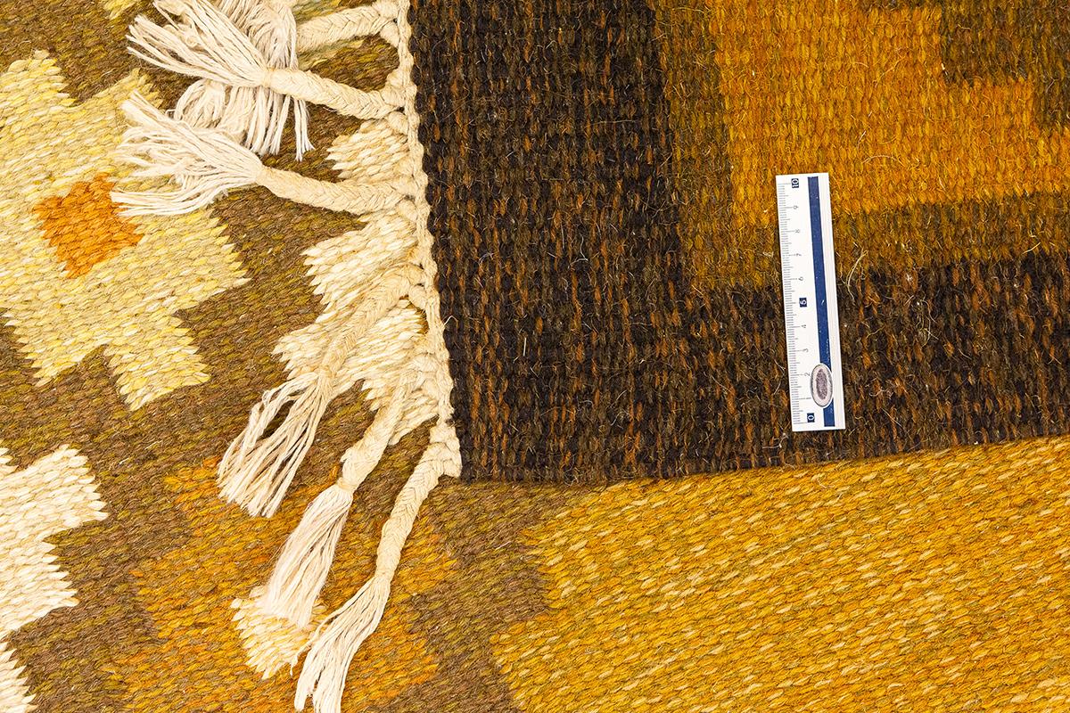 Wool Swedish Rug Cross Design Mollaianrugs Collection For Sale