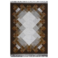 Tapis suédois, modèle OPAL - Fabrication AXECO SVENSKA - 170 x 230 - No. 1568
