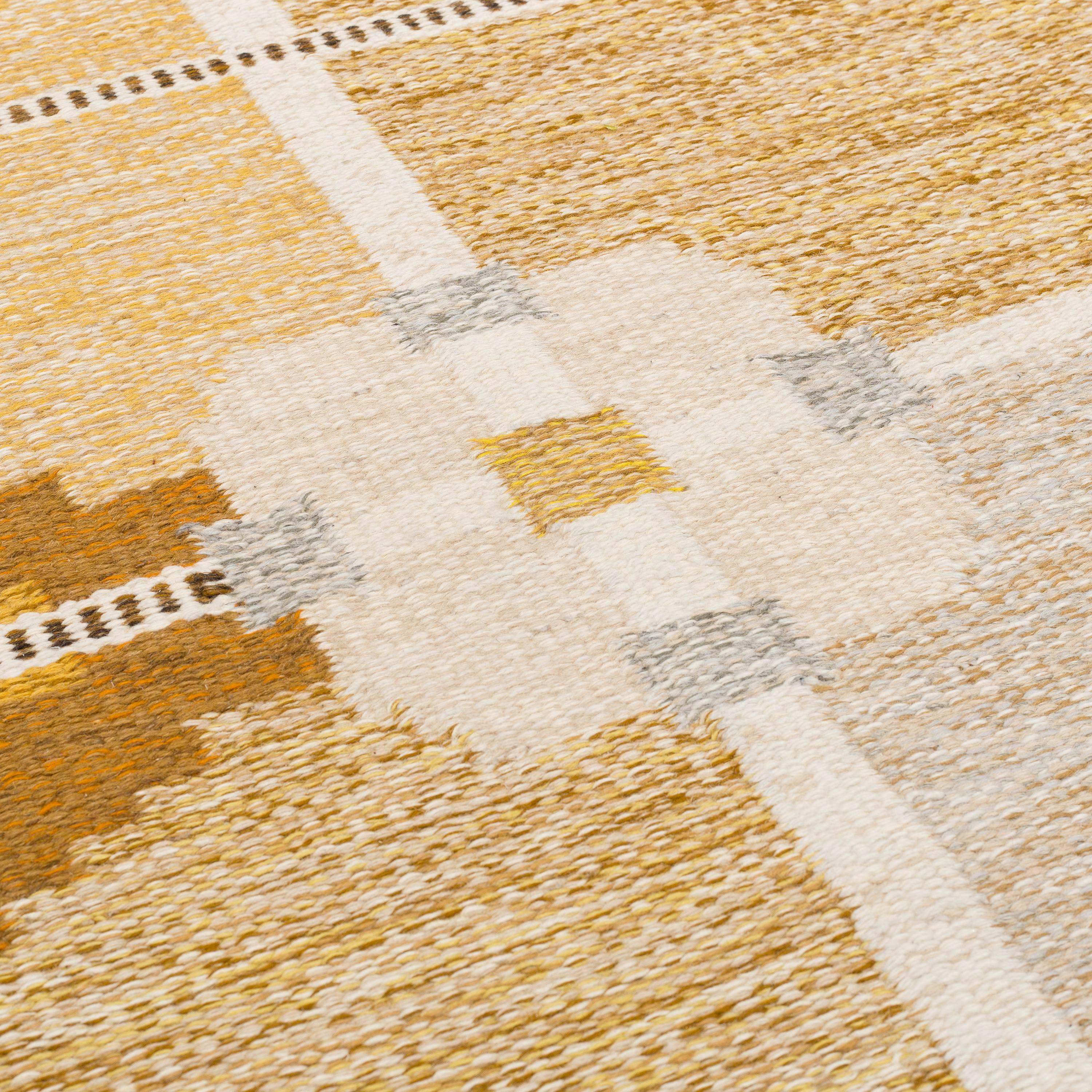 Swedish Rolakan flat-weave rug, Ingegerd Silow

Measure: 229 x 168cm.