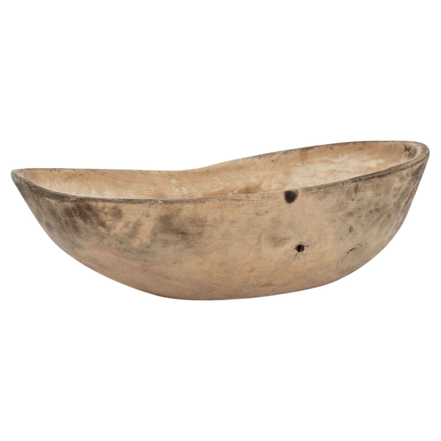 Swedish Rustic Branch-Shaped Dugout Trough For Sale