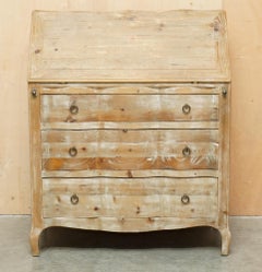 SCHWEDISCH RUSTIKAL PiNE HANDGEMALTES DROP FRONT BUREAU DESK CHEST OF DRAWERS