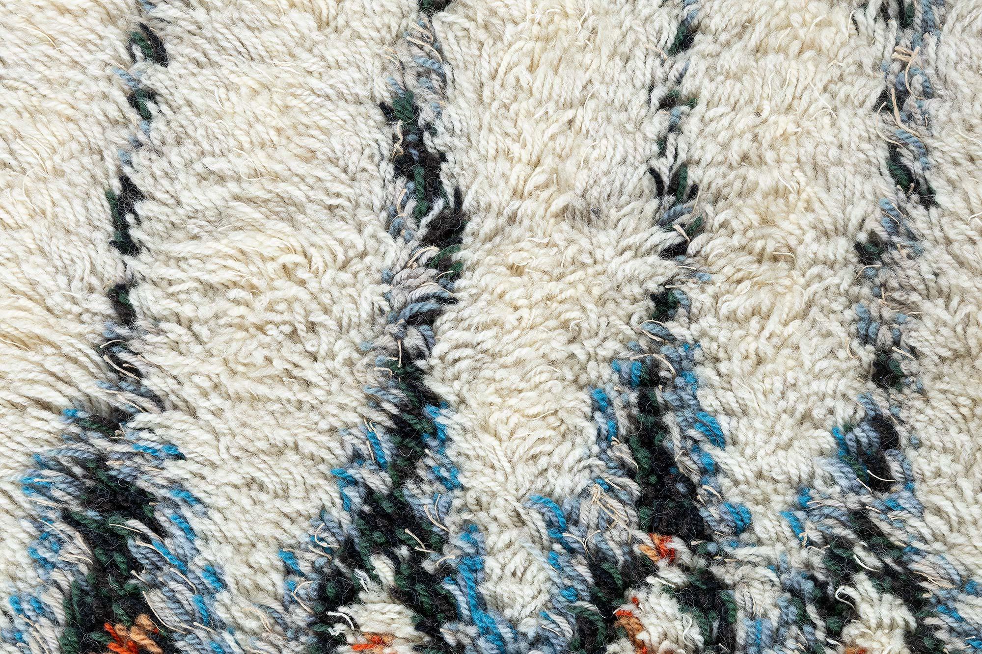 Tessuto a mano Tappeto Swedish Rya di Aili Suomi Doris Leslie Blau Collections in vendita