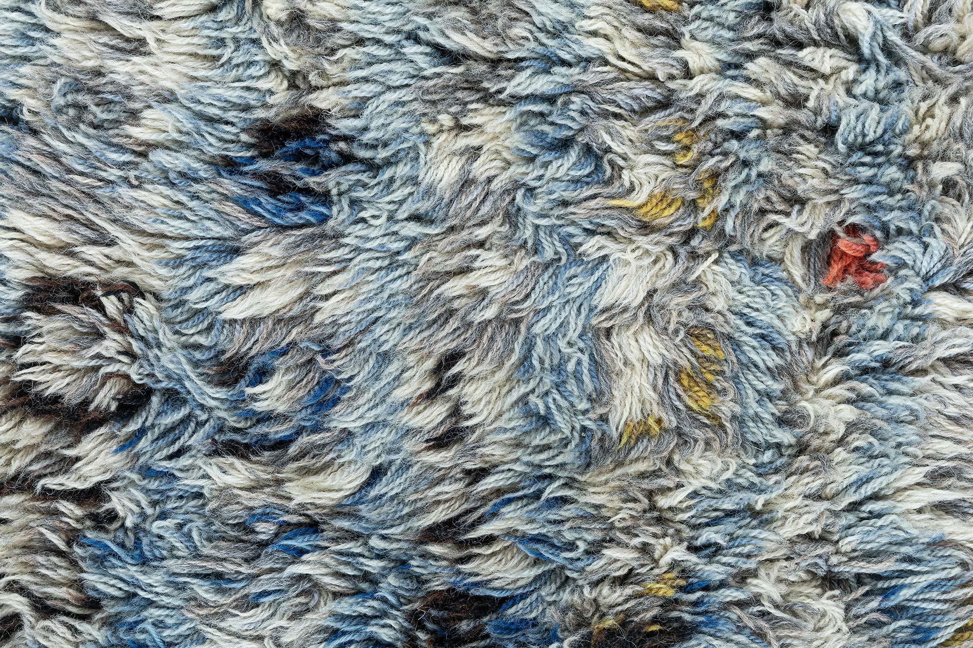 Tappeto Swedish Rya di Aili Suomi per Sylvi Salonen Doris Leslie Blau Collections In condizioni buone in vendita a New York, NY