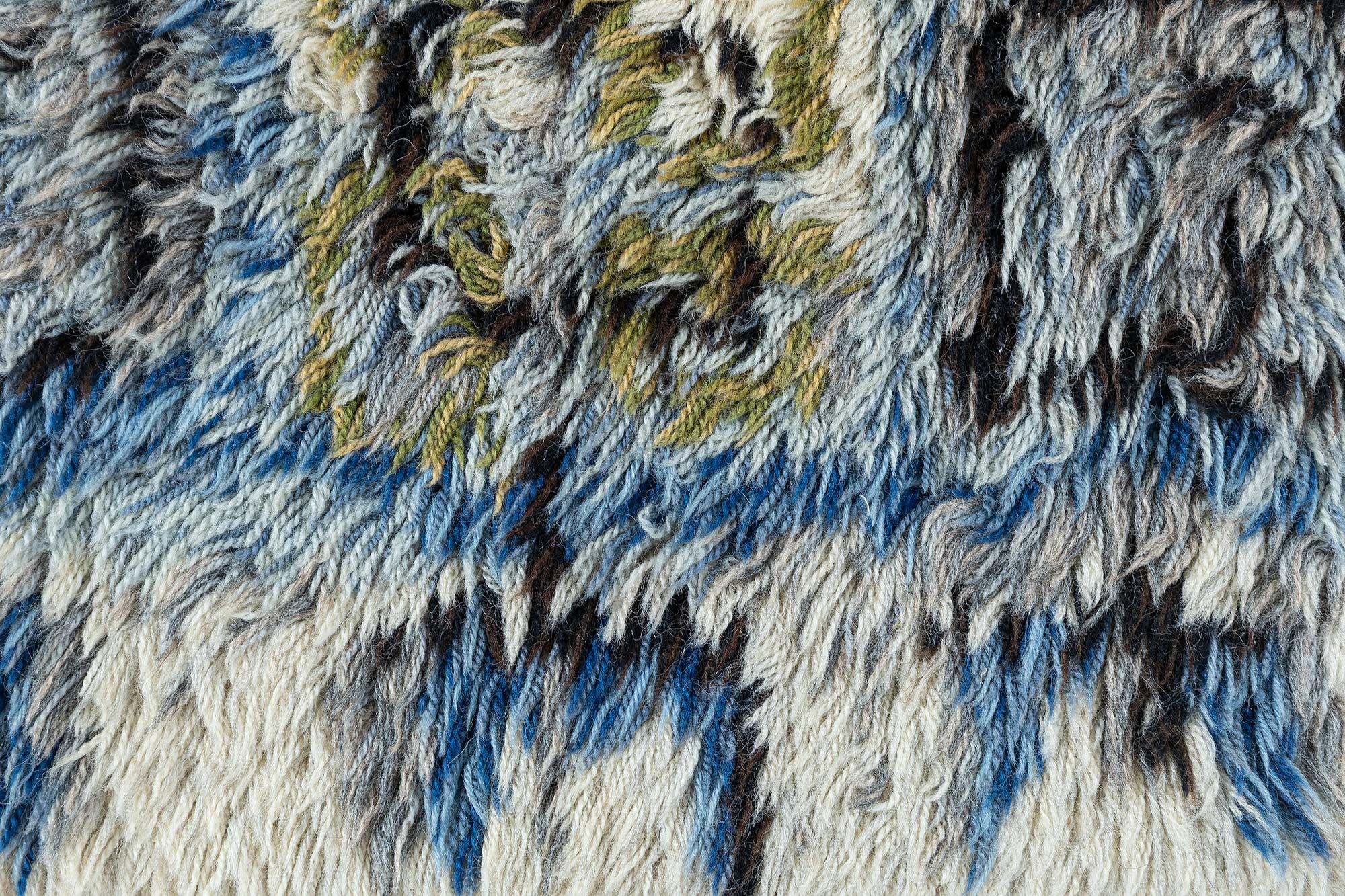 Tappeto Swedish Rya di Aili Suomi per Sylvi Salonen Doris Leslie Blau Collections in vendita 1