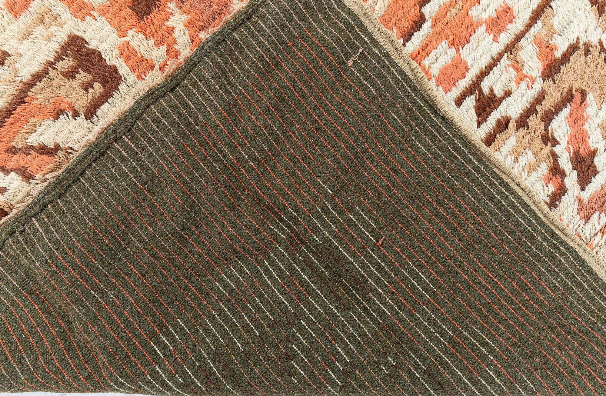 Schwedischer Rya-Teppich von Impi Sotavalta Doris Leslie Blau Collection im Angebot 2