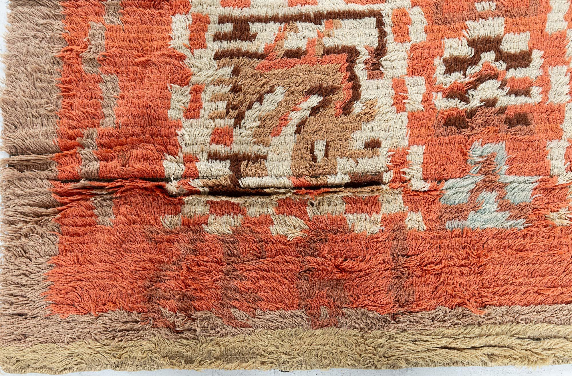 Schwedischer Rya-Teppich von Impi Sotavalta Doris Leslie Blau Collection
Größe: 4'5