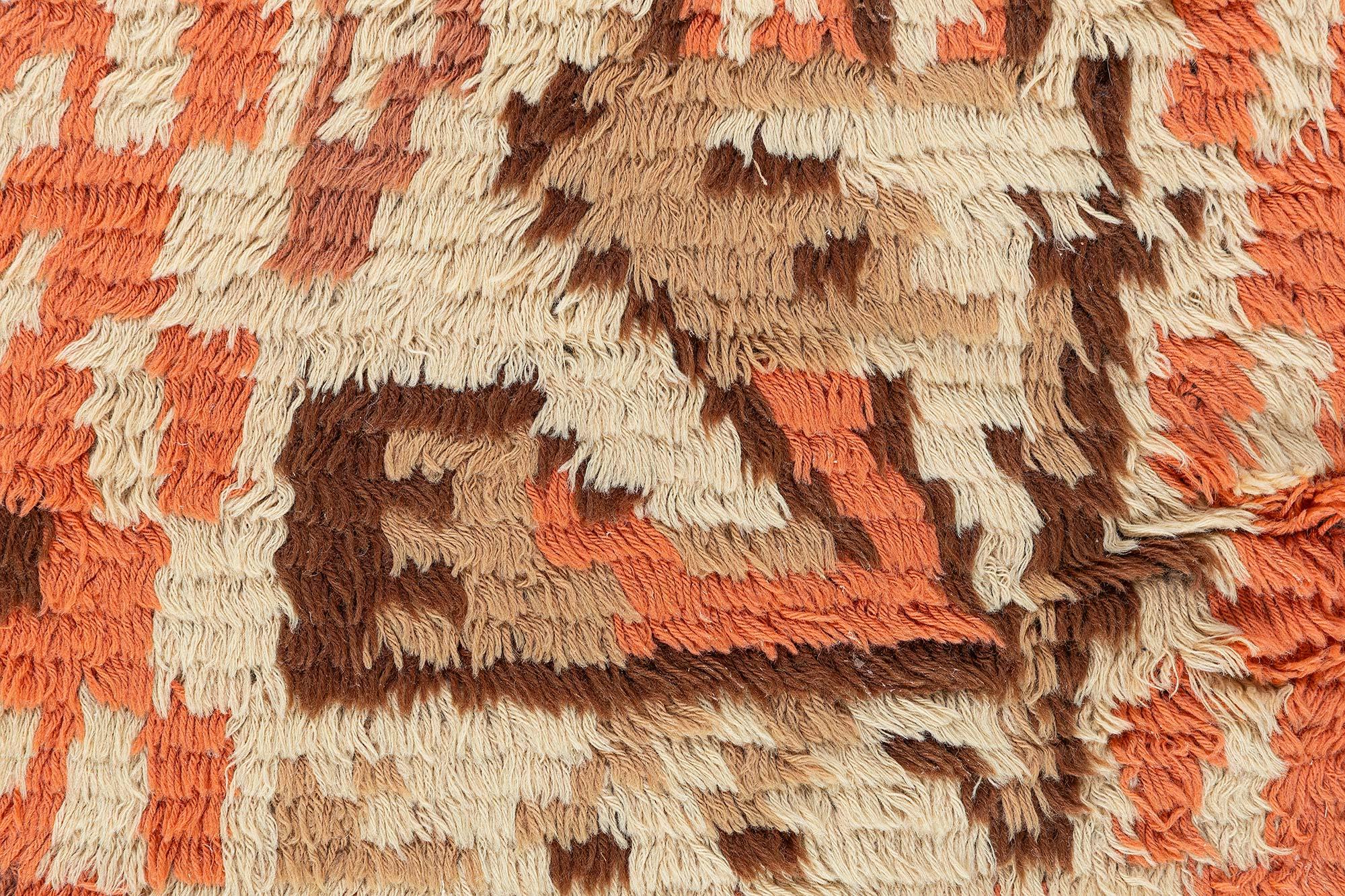 Schwedischer Rya-Teppich von Impi Sotavalta Doris Leslie Blau Collection (Wolle) im Angebot