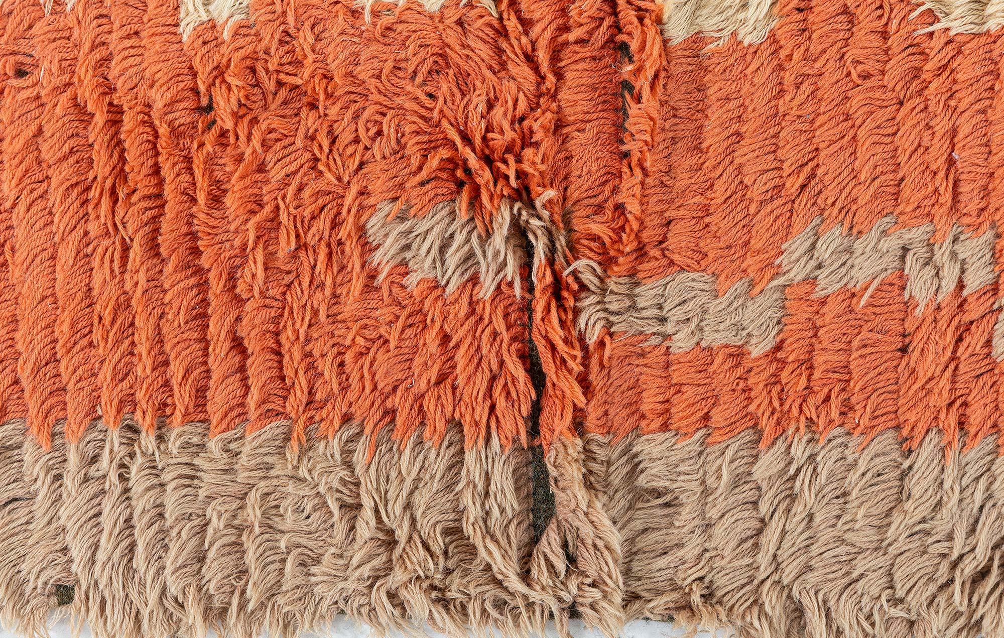 Schwedischer Rya-Teppich von Impi Sotavalta Doris Leslie Blau Collection im Angebot 1