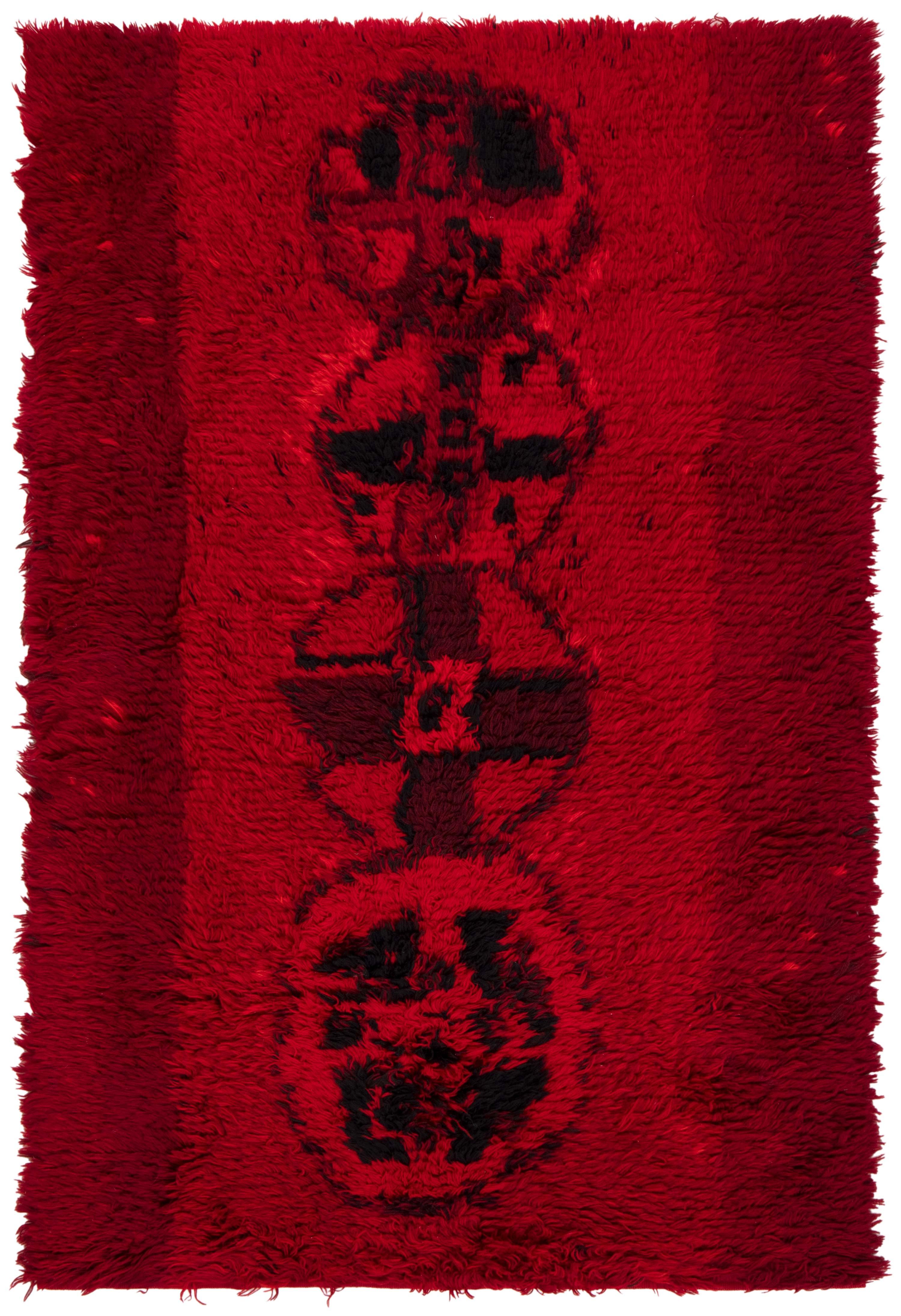 Swedish Rya Rug by Irja Mikkola Doris Leslie Blau Collection