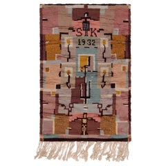 Swedish Rya Rug by Laila Karttunen Doris Leslie Blau Collection Swedish Rya Rug by Laila Karttunen Doris Leslie Blau Collection