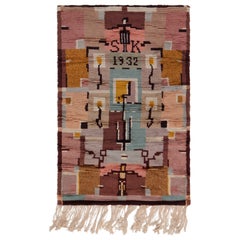 Swedish Rya Rug by Laila Karttunen Doris Leslie Blau Collection