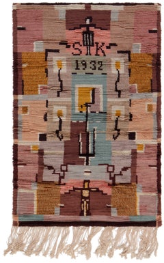 Swedish Rya Rug by Laila Karttunen Doris Leslie Blau Collection