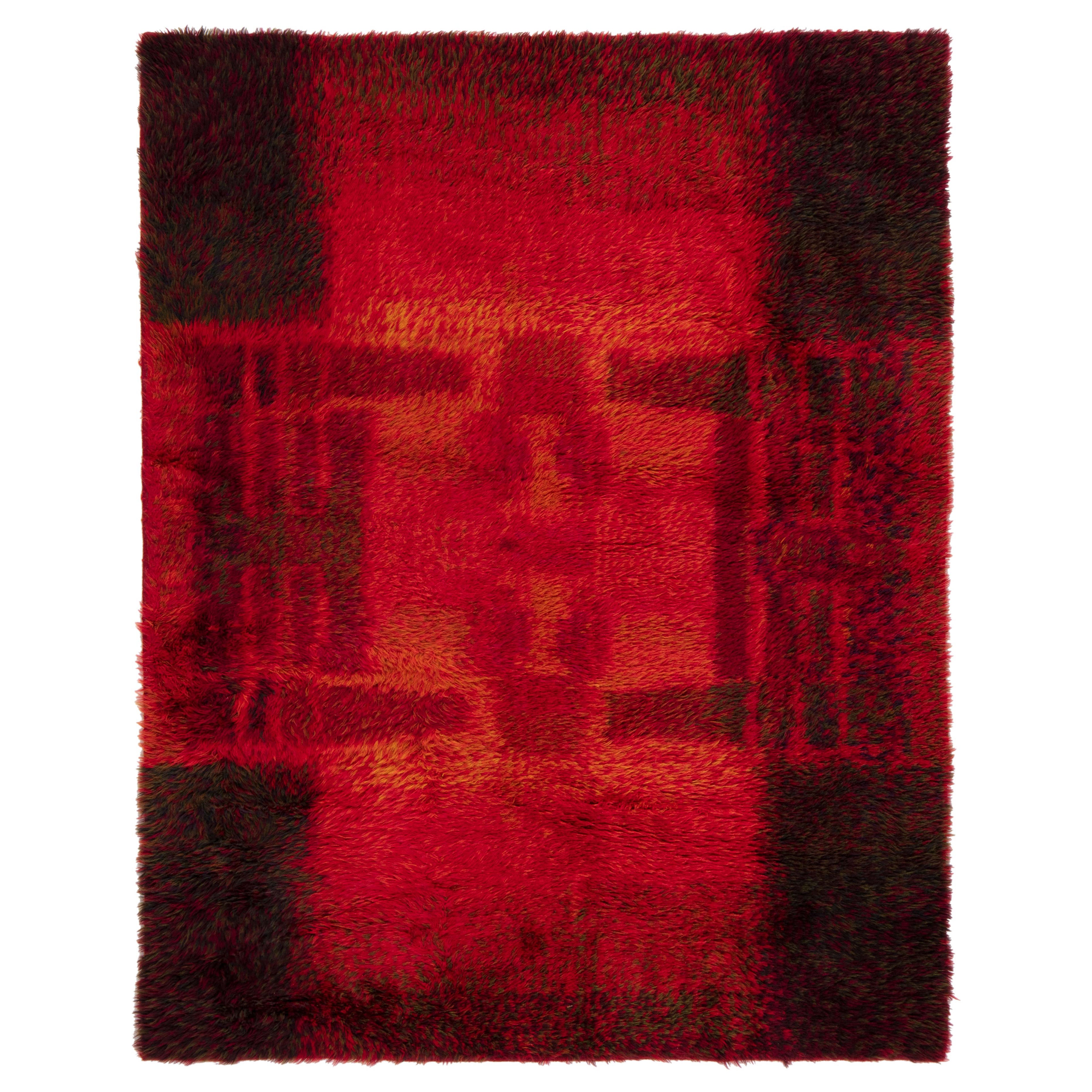 Swedish Rya Rug by Ritva Puotila at Doris Leslie Blau