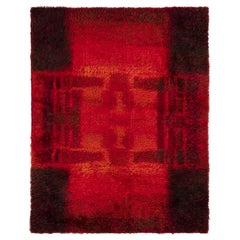 Schwedischer Rya-Teppich von Ritva Puotila bei Doris Leslie Blau