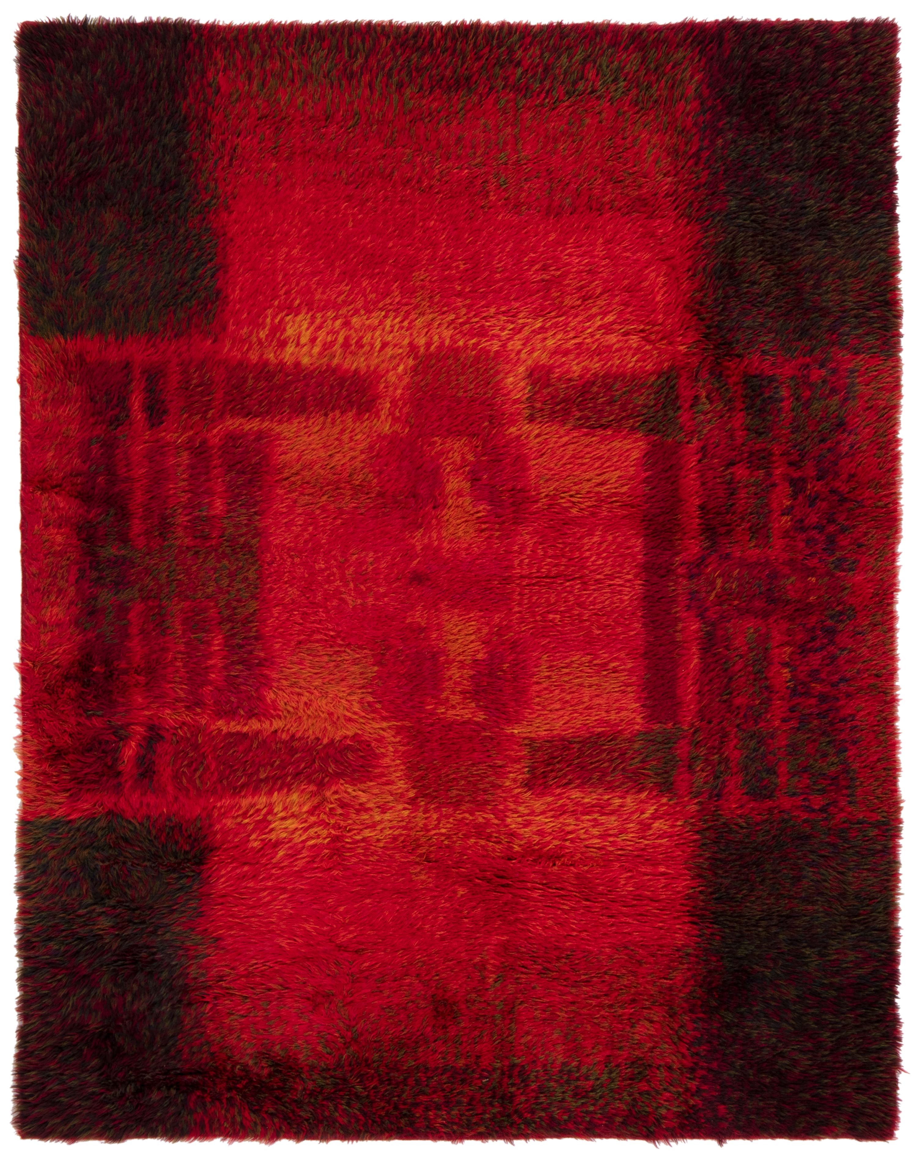 Swedish Rya Rug by Ritva Puotila at Doris Leslie Blau