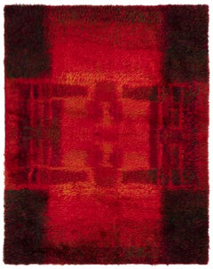 Swedish Rya Rug by Ritva Puotila at Doris Leslie Blau
