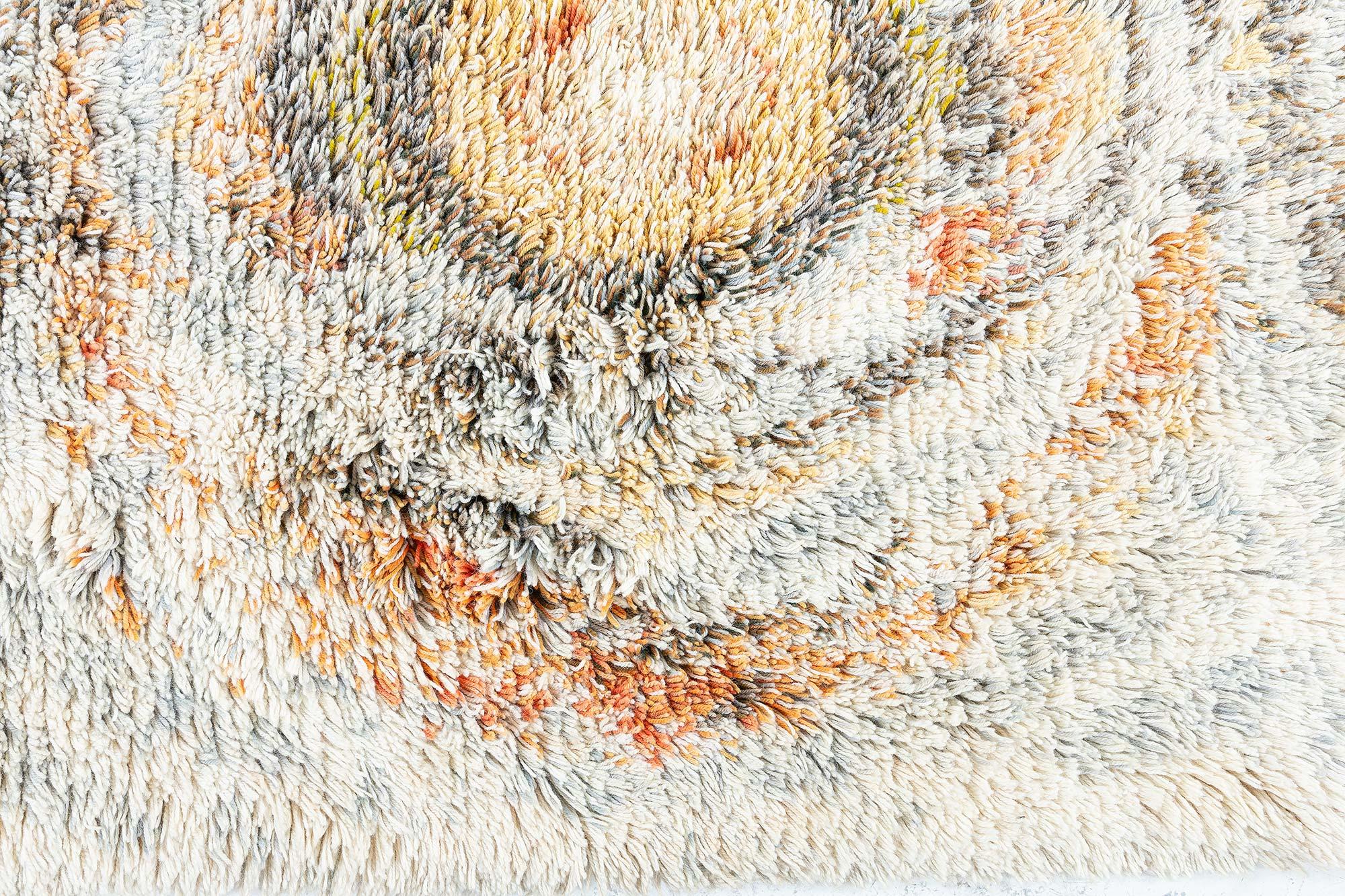 Tissé à la main Collection Terttu Tomero Doris Leslie Blau - Tapis suédois Rya en vente