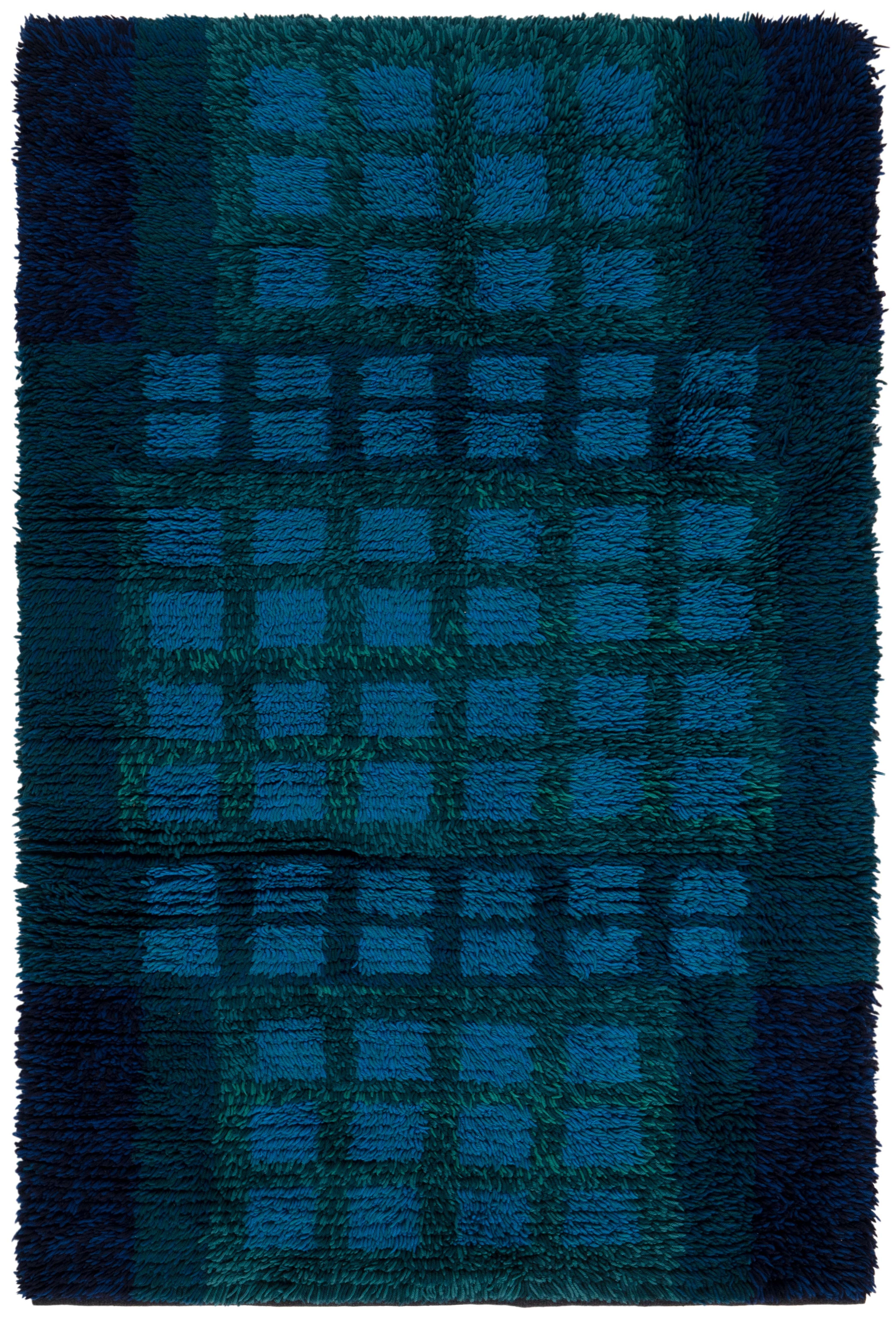 Swedish Rya Rug by Terttu Tomero Doris Leslie Blau Collection For Sale