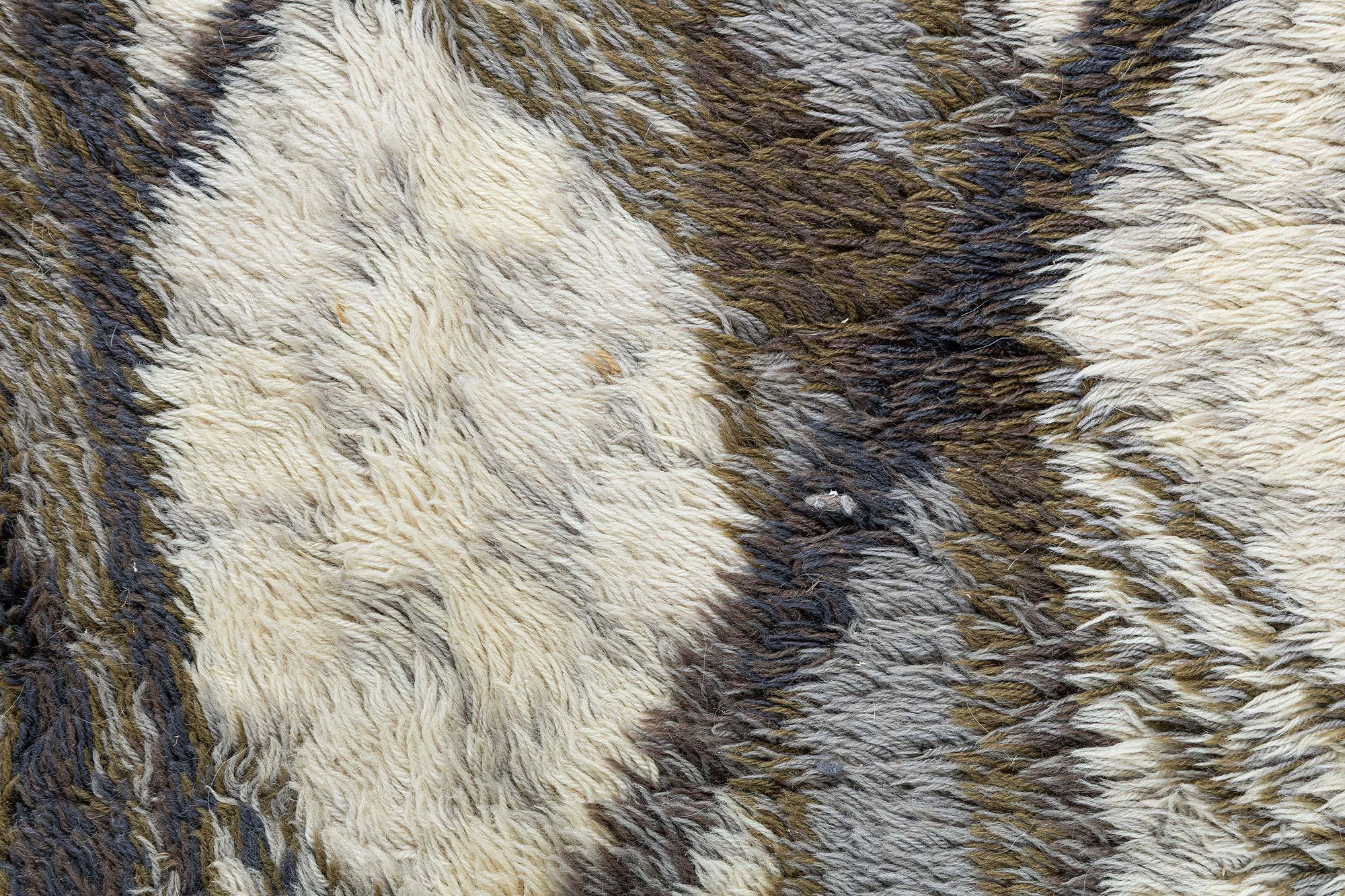 Alfombra sueca Rya Colección Doris Leslie Blau Escandinavo moderno en venta