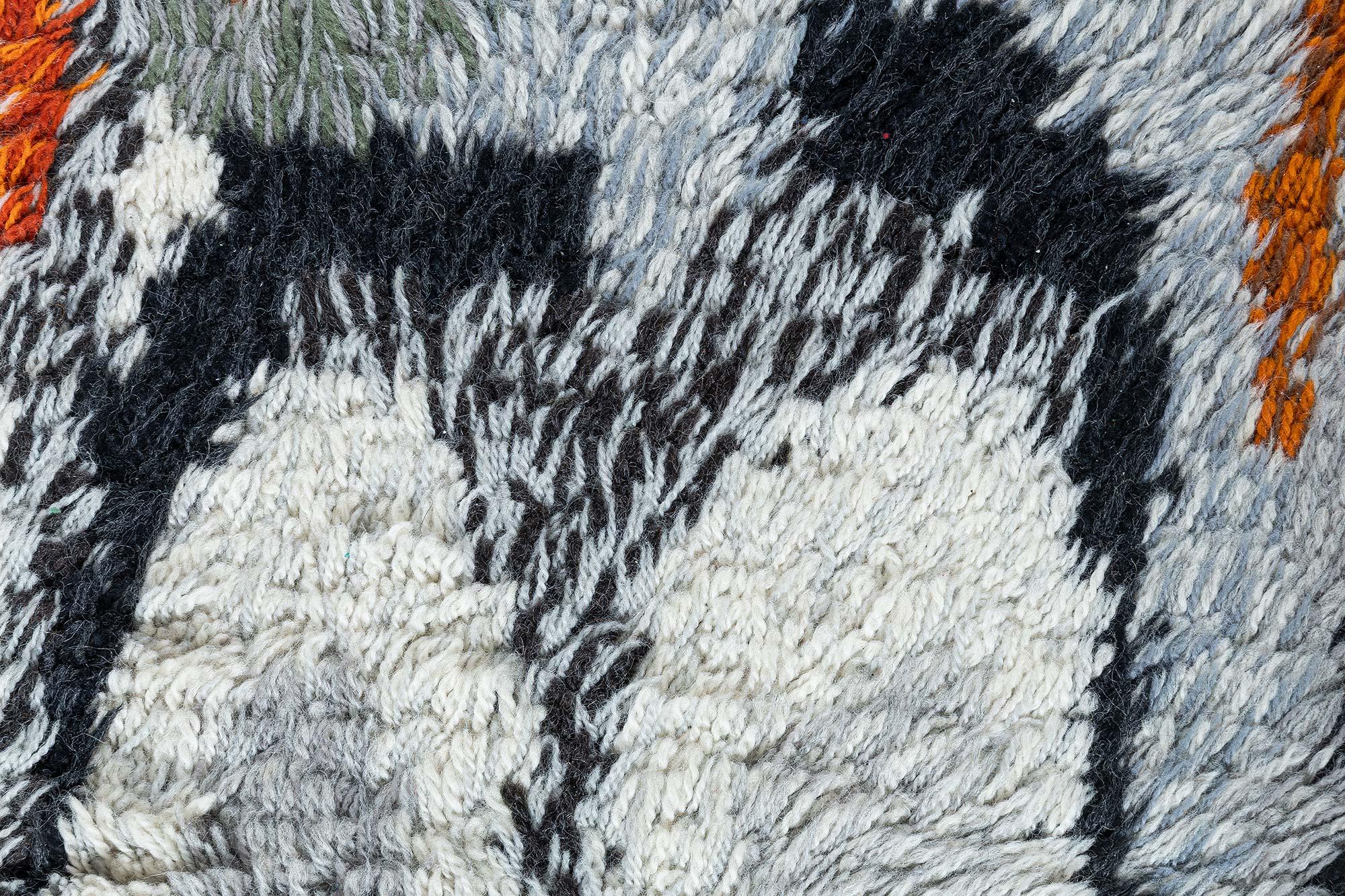 Schwedischer Rya-Teppich Doris Leslie Blau Collection'S (Skandinavisch) im Angebot