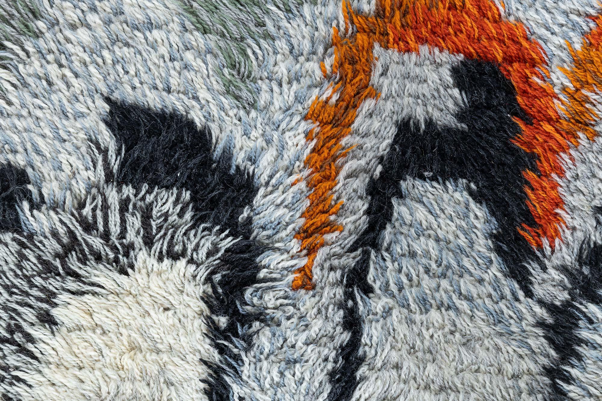 Alfombra sueca Rya Colección Doris Leslie Blau Tejido a mano en venta