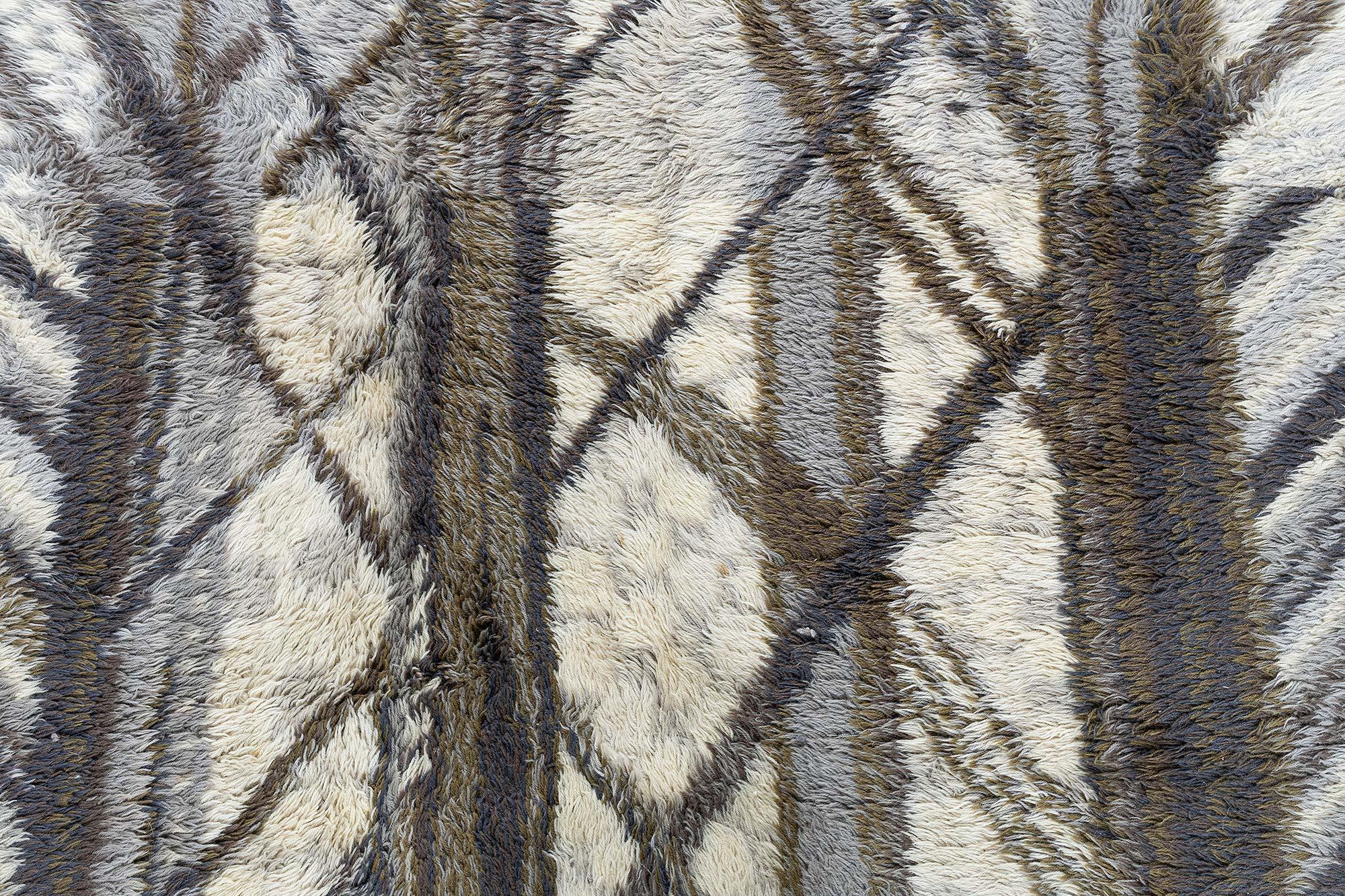 Alfombra sueca Rya Colección Doris Leslie Blau Lana en venta