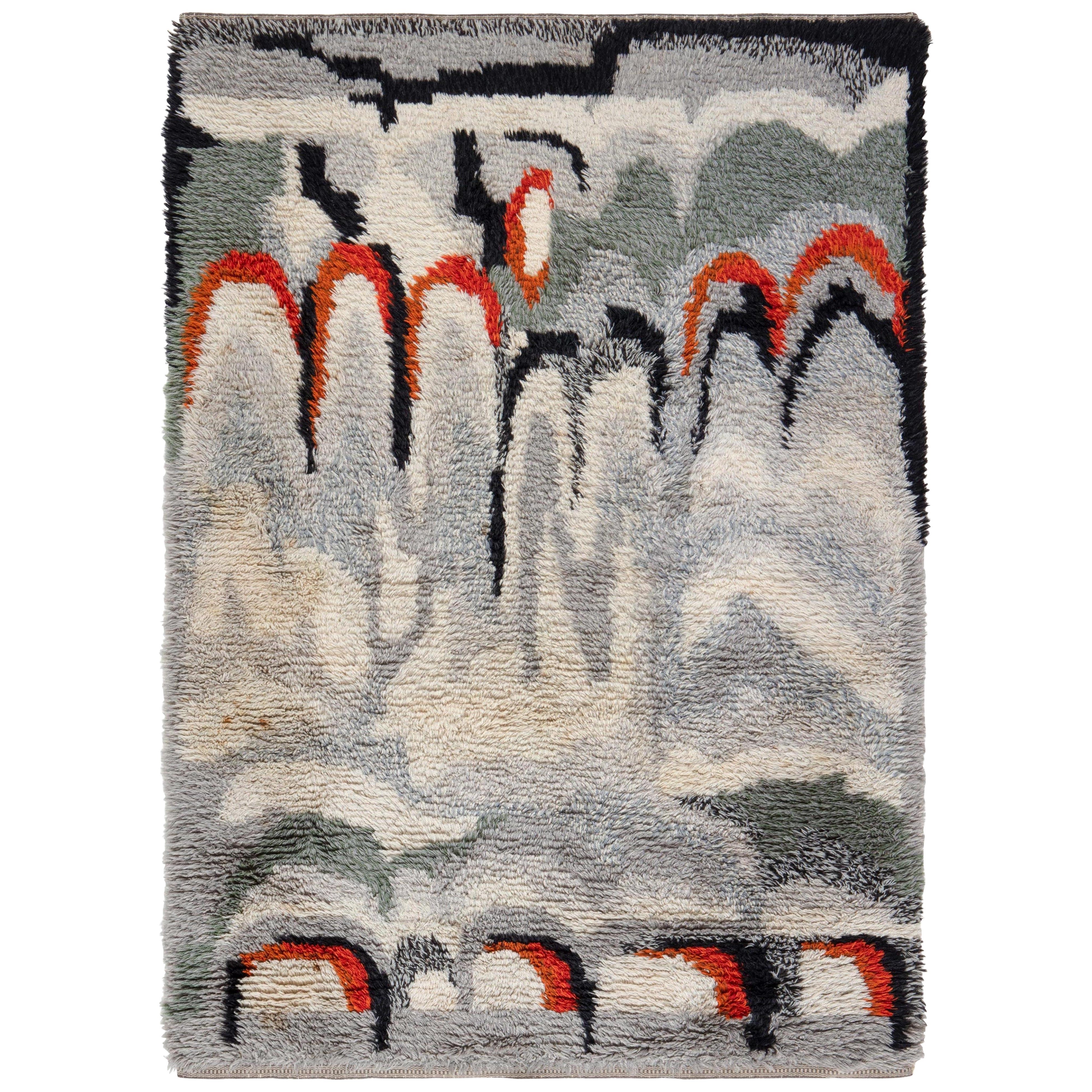 Swedish Rya Rug Doris Leslie Blau Collection
