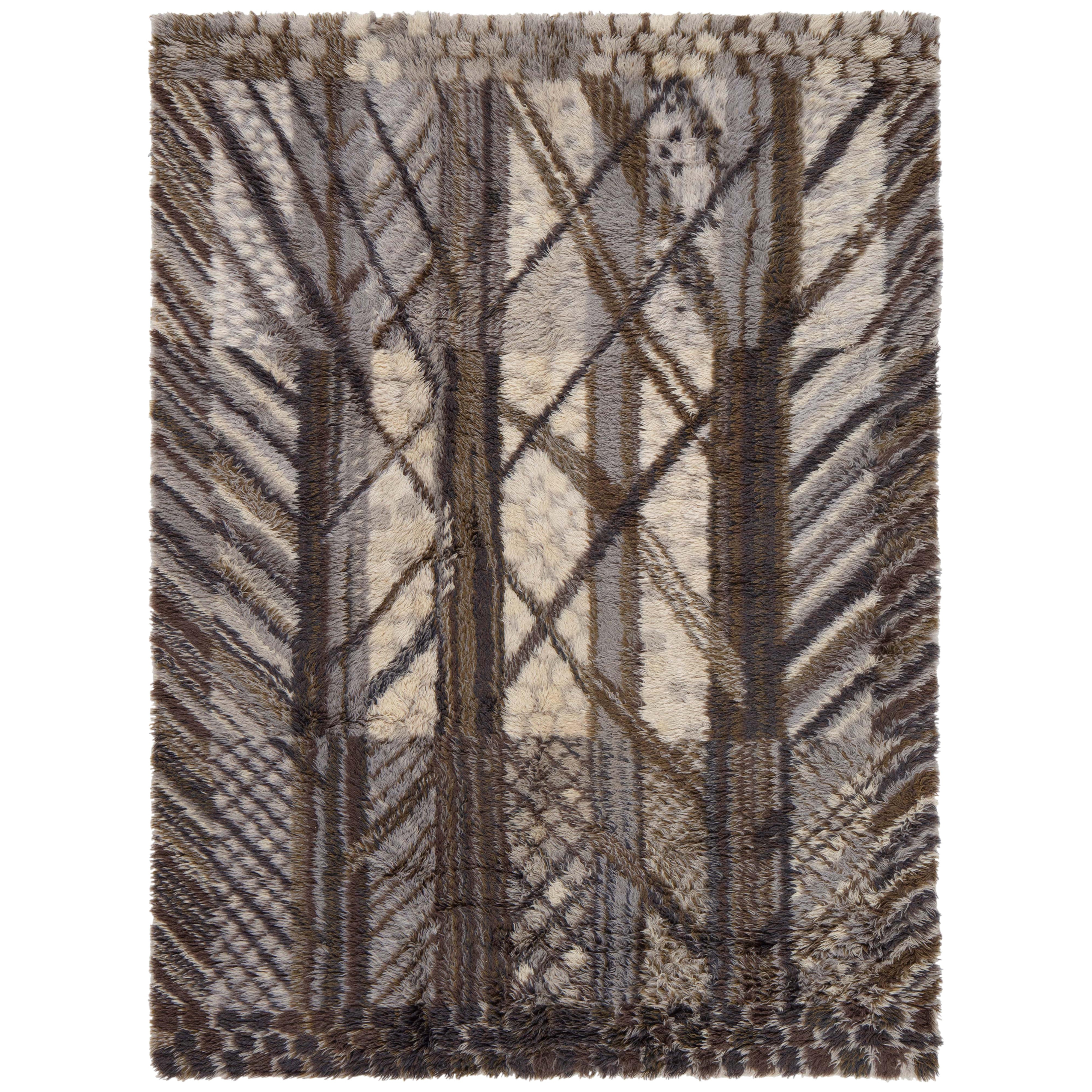Swedish Rya Rug Doris Leslie Blau Collection