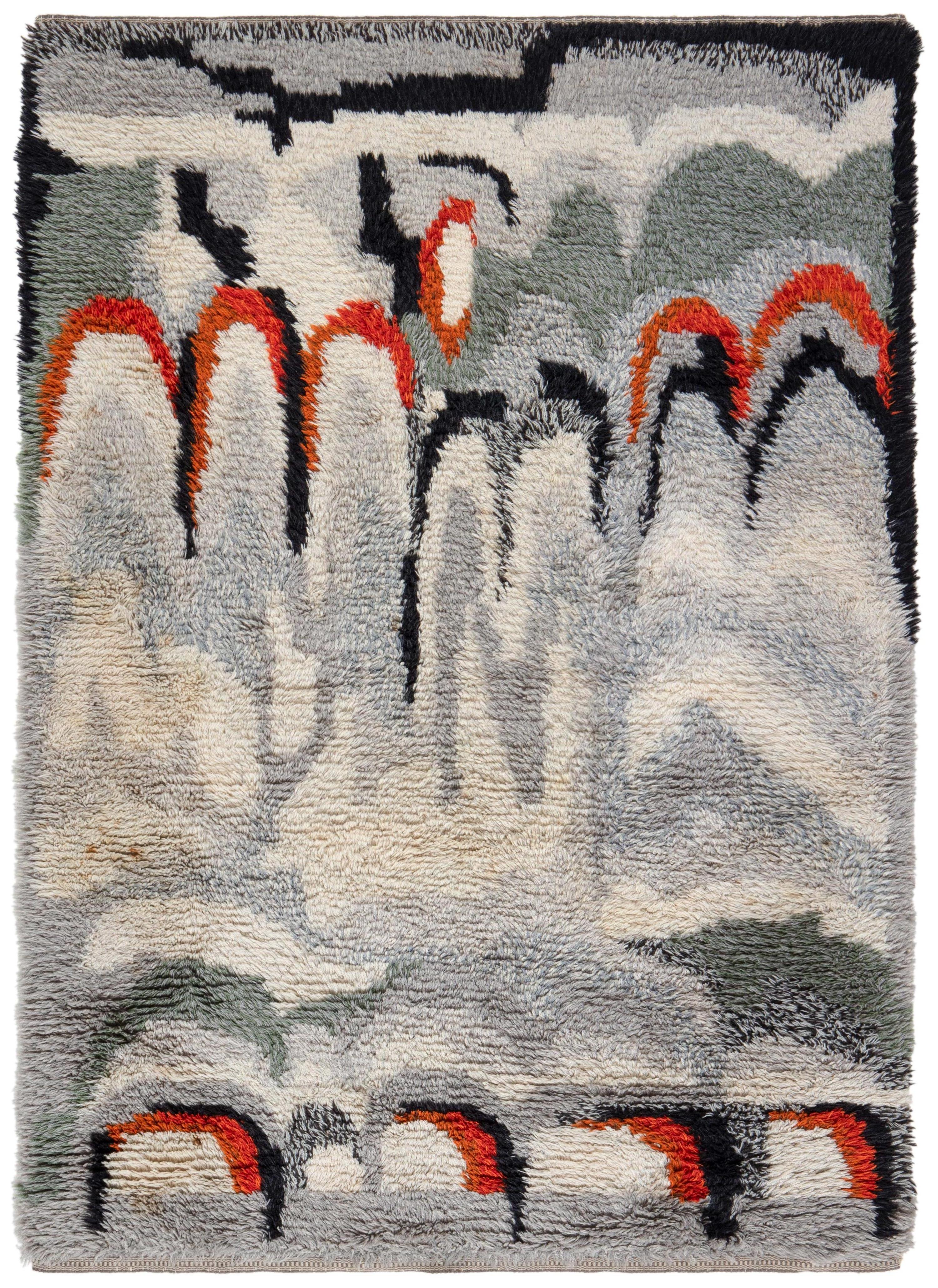 Swedish Rya Rug Doris Leslie Blau Collection
