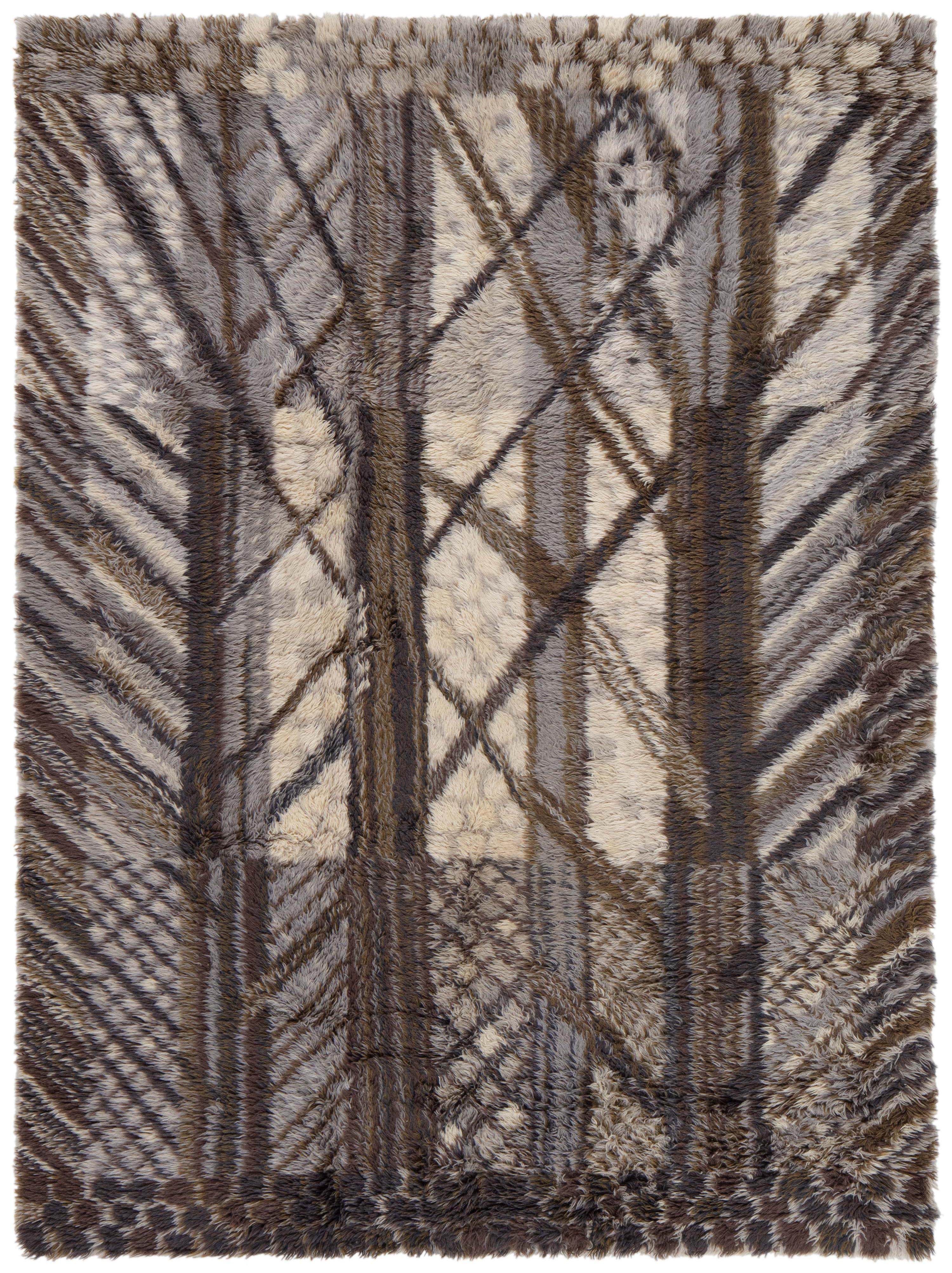 Swedish Rya Rug Doris Leslie Blau Collection For Sale