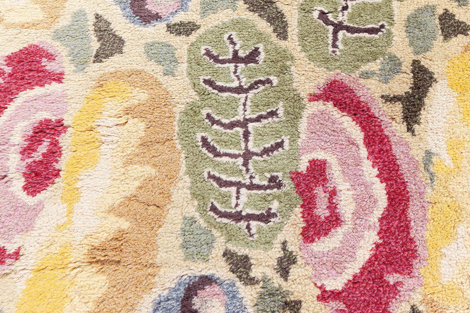 Swedish Rya Rug Doris Leslie Blau In New Condition For Sale In New York, NY