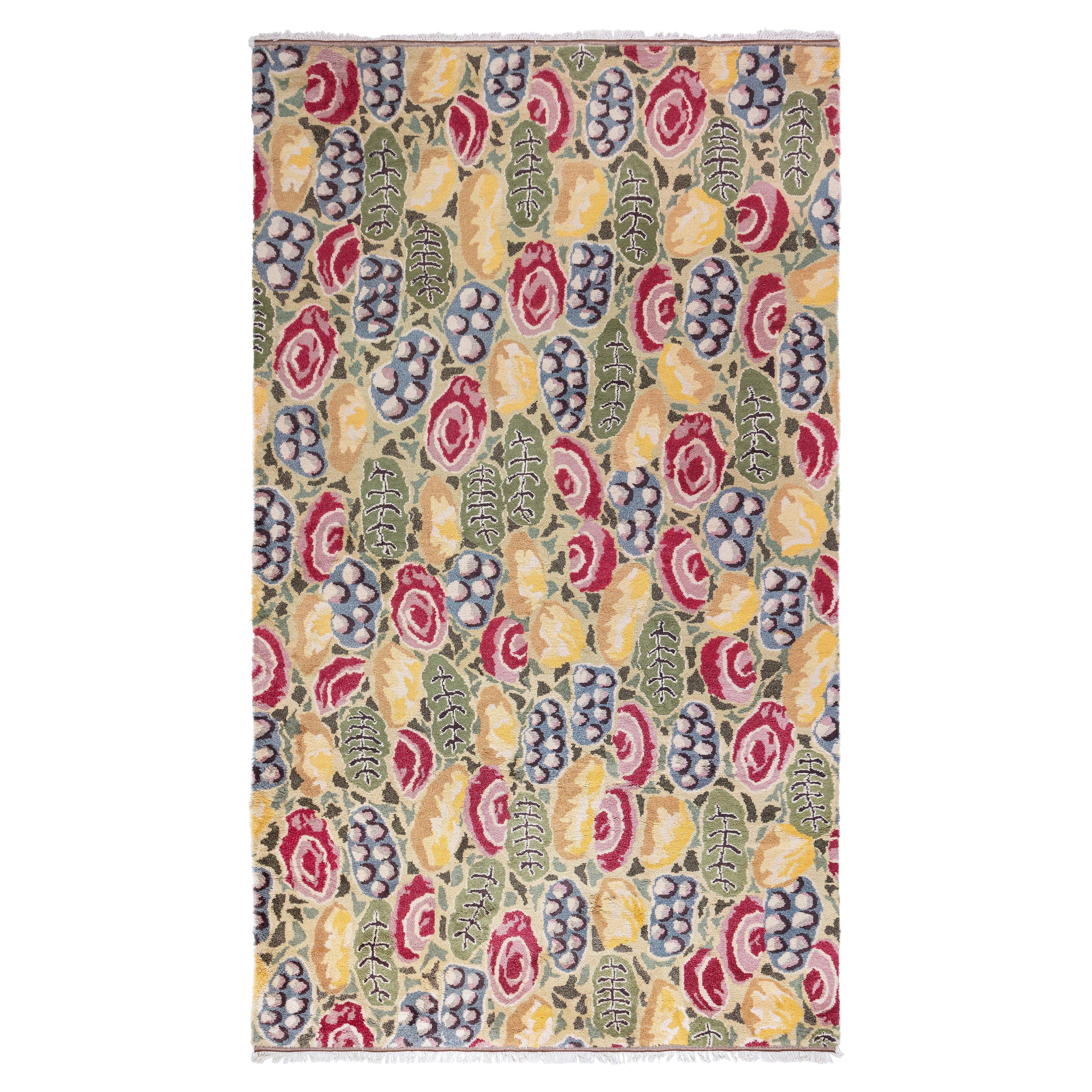 Swedish Rya Rug Doris Leslie Blau For Sale