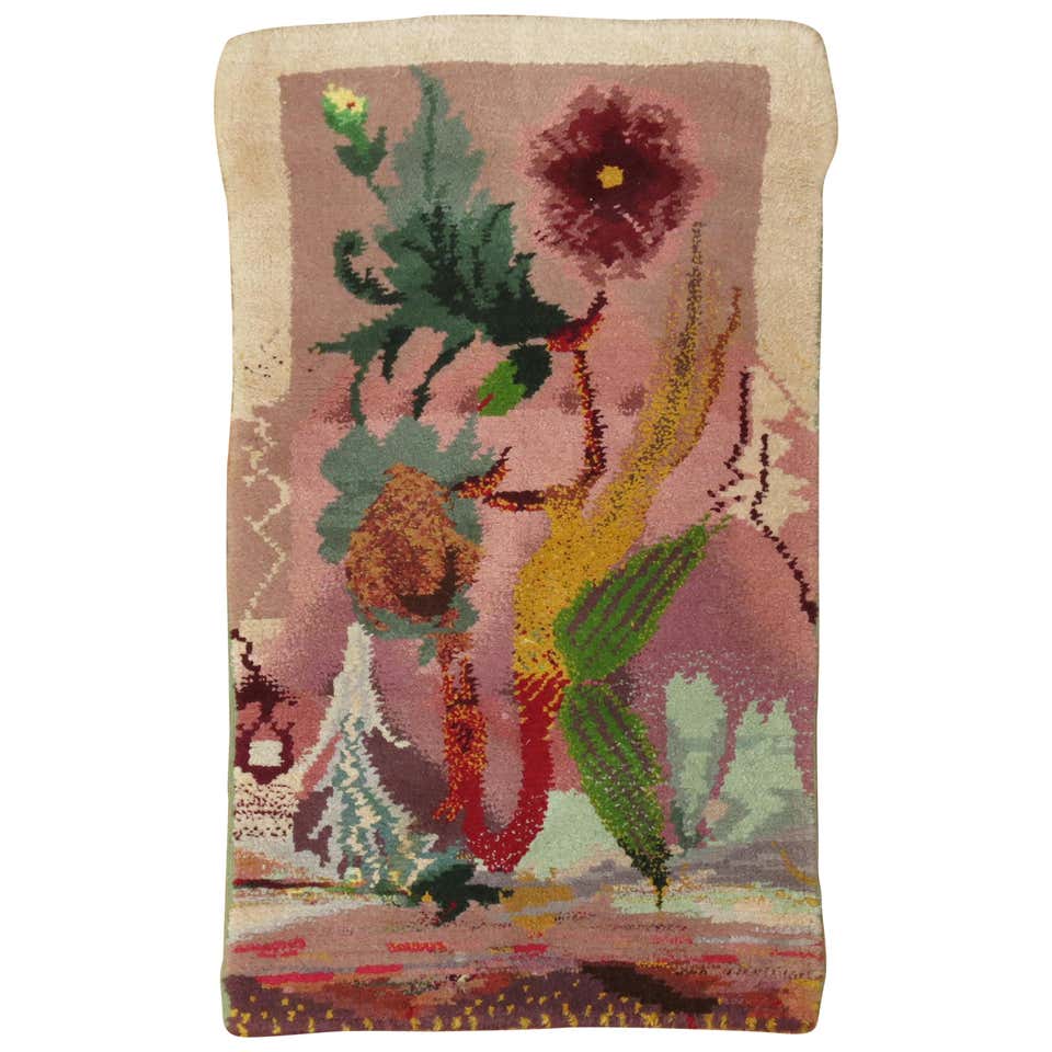 Swedish Rya Small Rug at 1stDibs